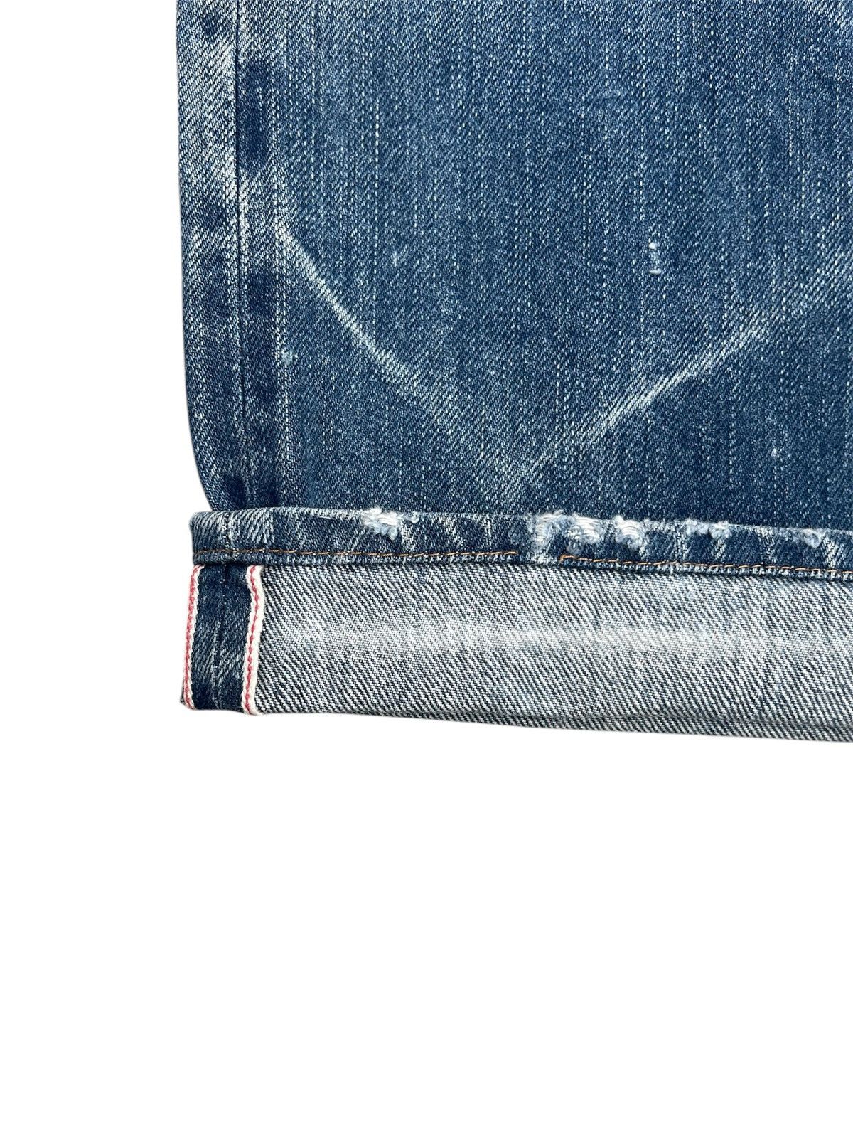 KURO Kuro Graphite Selvedge Denim Jeans Distressed & Patchwork Size US 31 - 6 Thumbnail