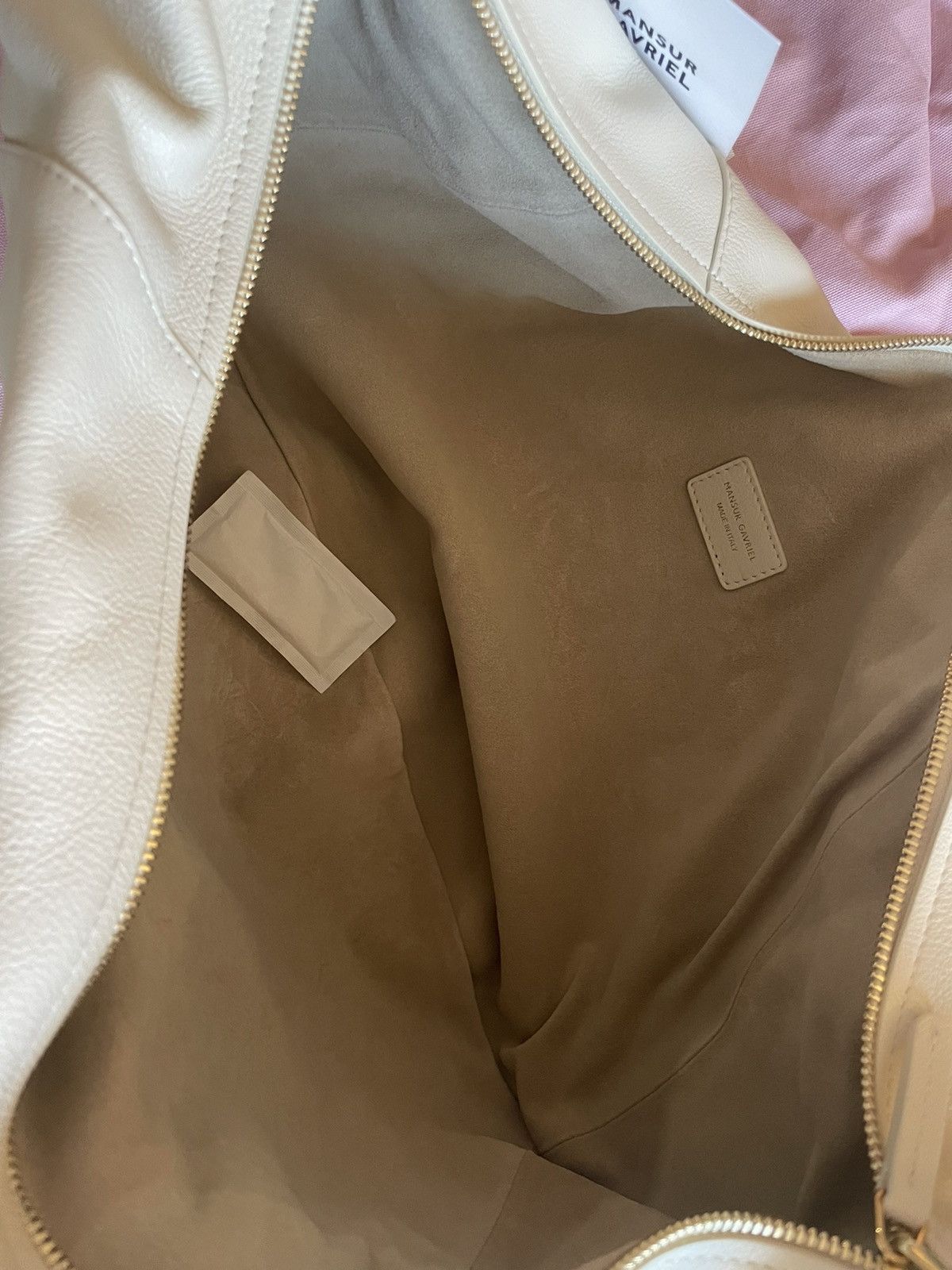 Mansur Gavriel Fortuna Hobo Shoulder Bag in Jasmine Size ONE SIZE - 10 Thumbnail