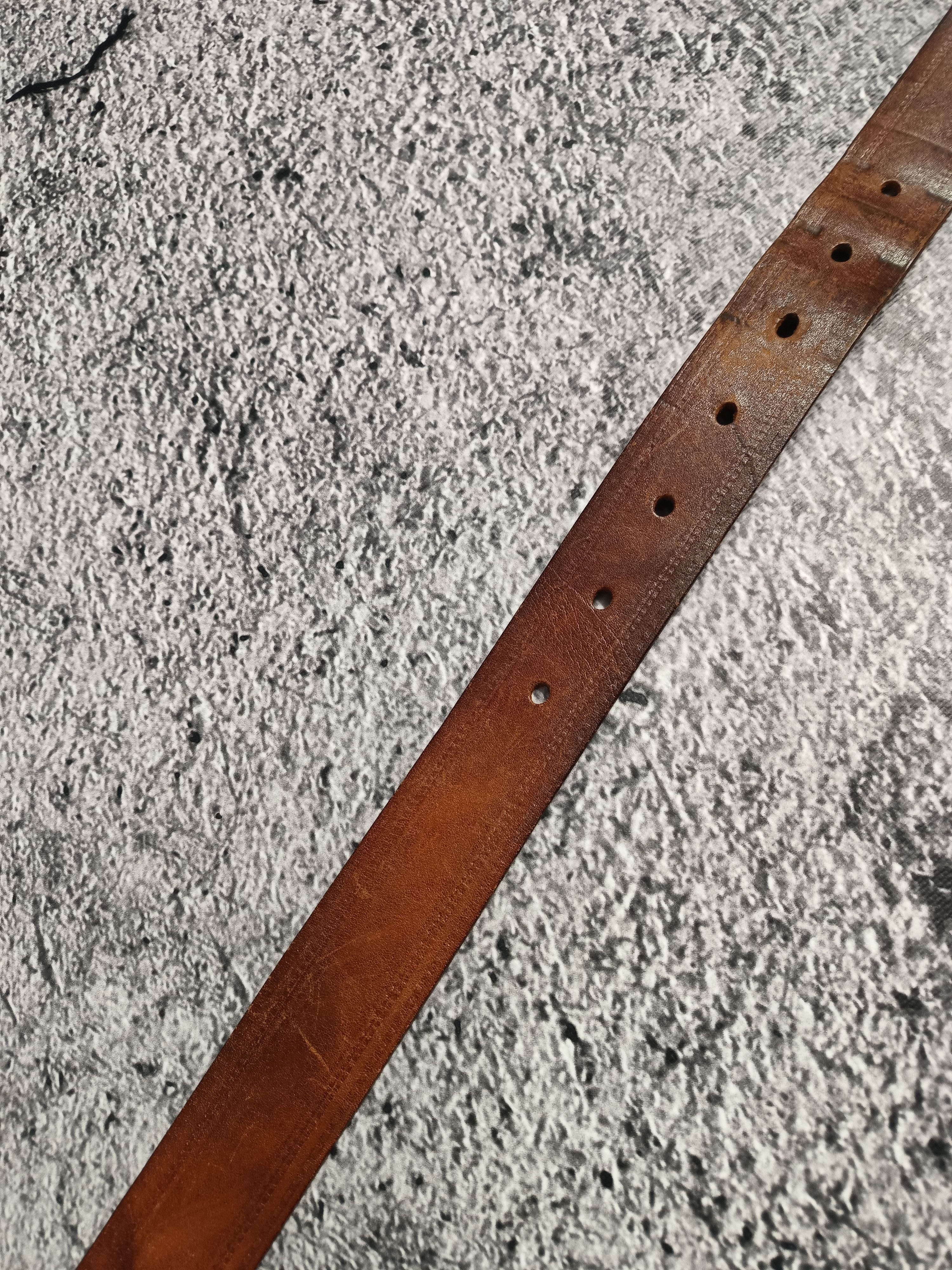 Levi's × Levi's Vintage Clothing × Vintage Vintage Levis Belt 80s 90s Brown Buckle Metal Size 42 - 9 Thumbnail