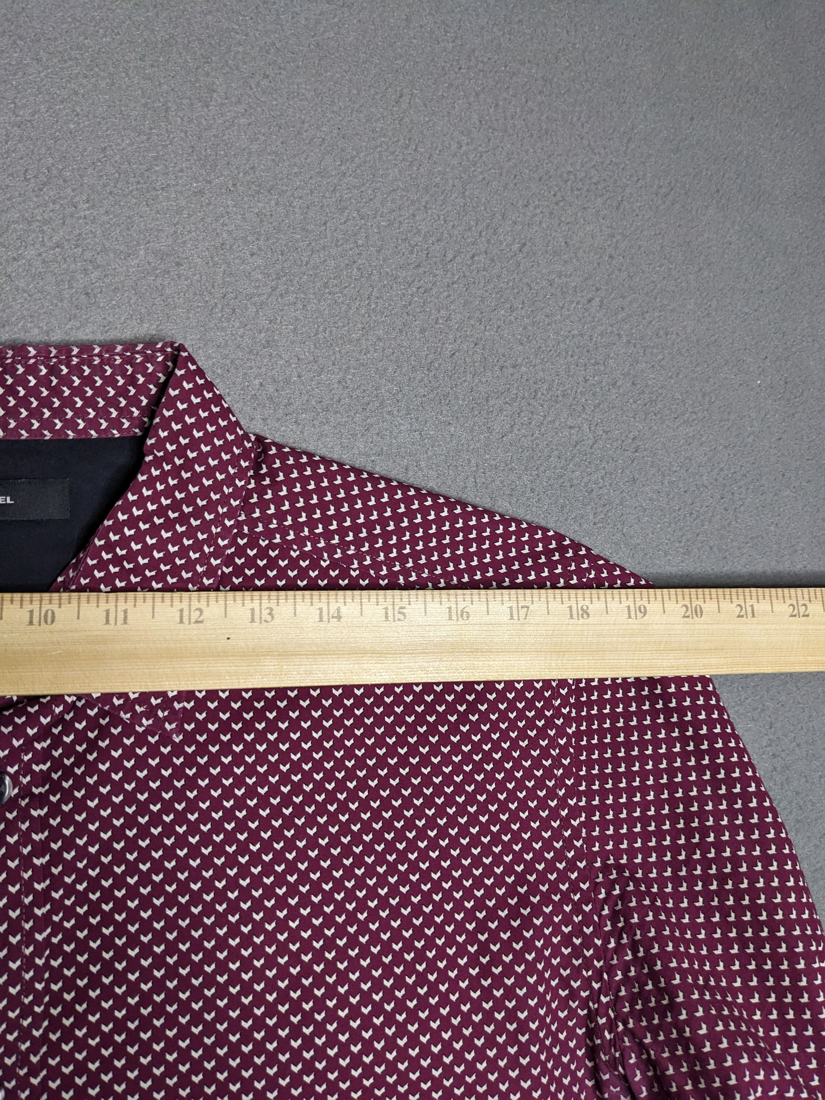 Diesel Diesel Button Up Shirt Mens Large Long Sleeve Geometric Y2K Size US L / EU 52-54 / 3 - 15 Thumbnail