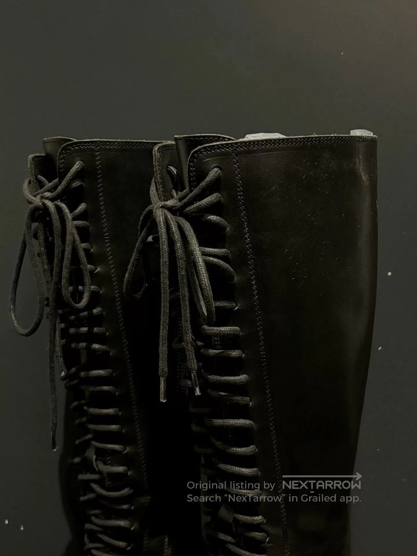 Ann Demeulemeester ann demeulemeester high-leg martin boots. Size US 6 / IT 36 - 3 Thumbnail