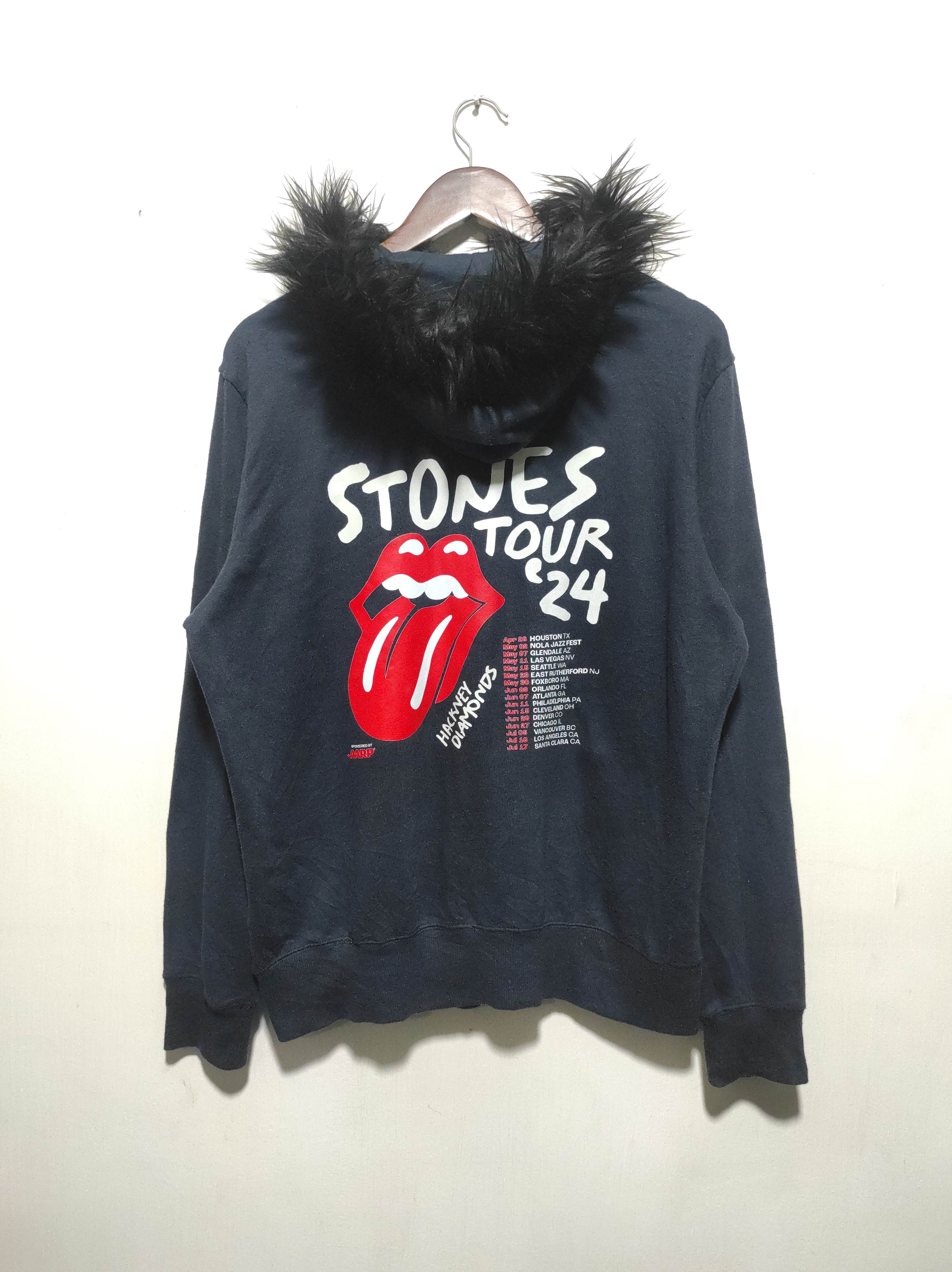 Hysteric Glamour Custom The Rolling Stones Zipper Fur Hoodie LGB style Size US L / EU 52-54 / 3 - 15 Thumbnail