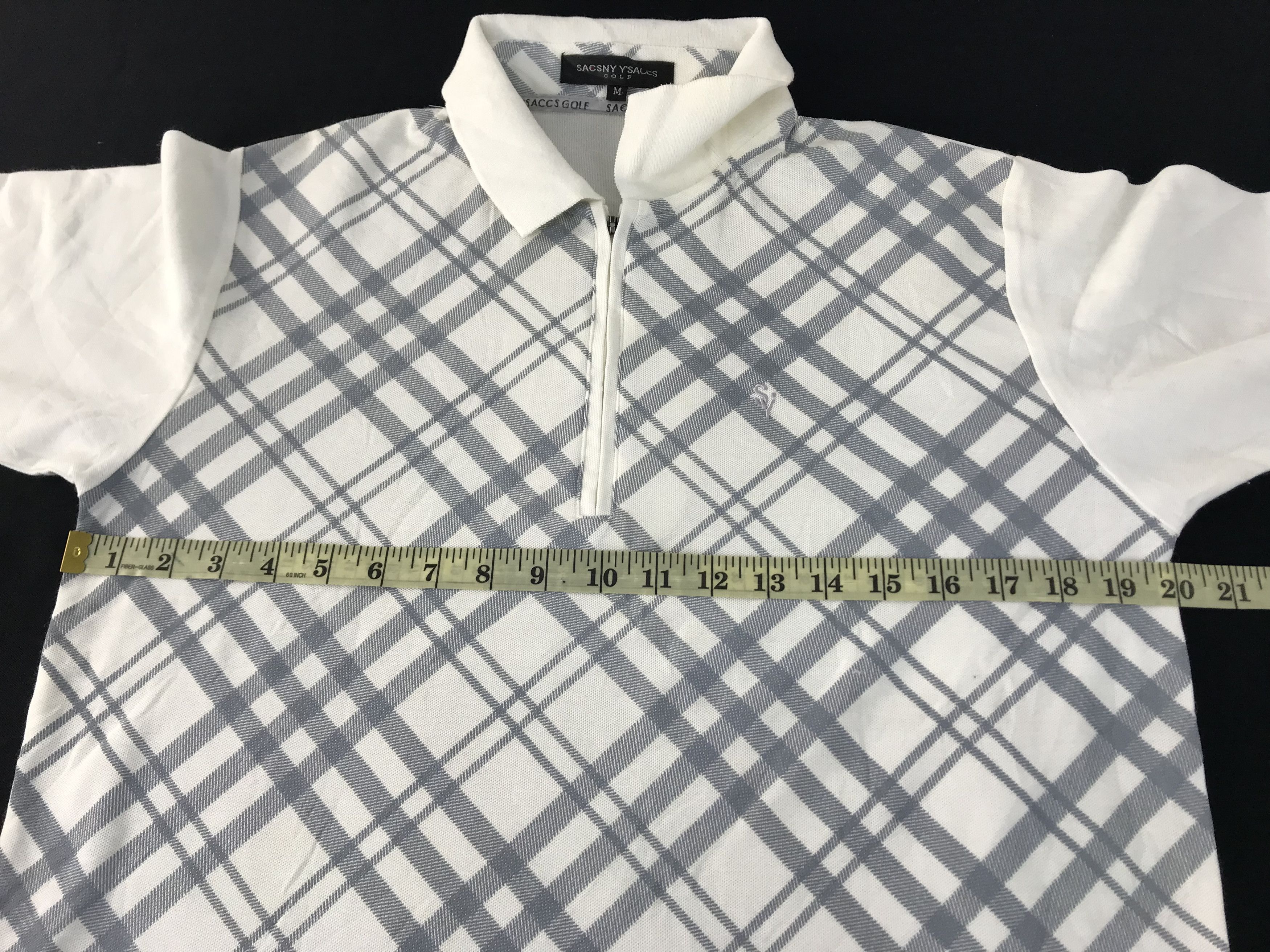 Other Yohji Yamamoto Sacsny Y’saccsny Golf Monogram Polo Tee Size US M / EU 48-50 / 2 - 7 Thumbnail