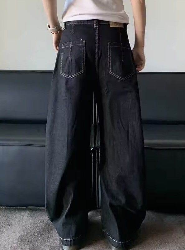 Jean Hamasaki x azawa Baggy Wide Leg Jeans Size US 33 - 3 Thumbnail