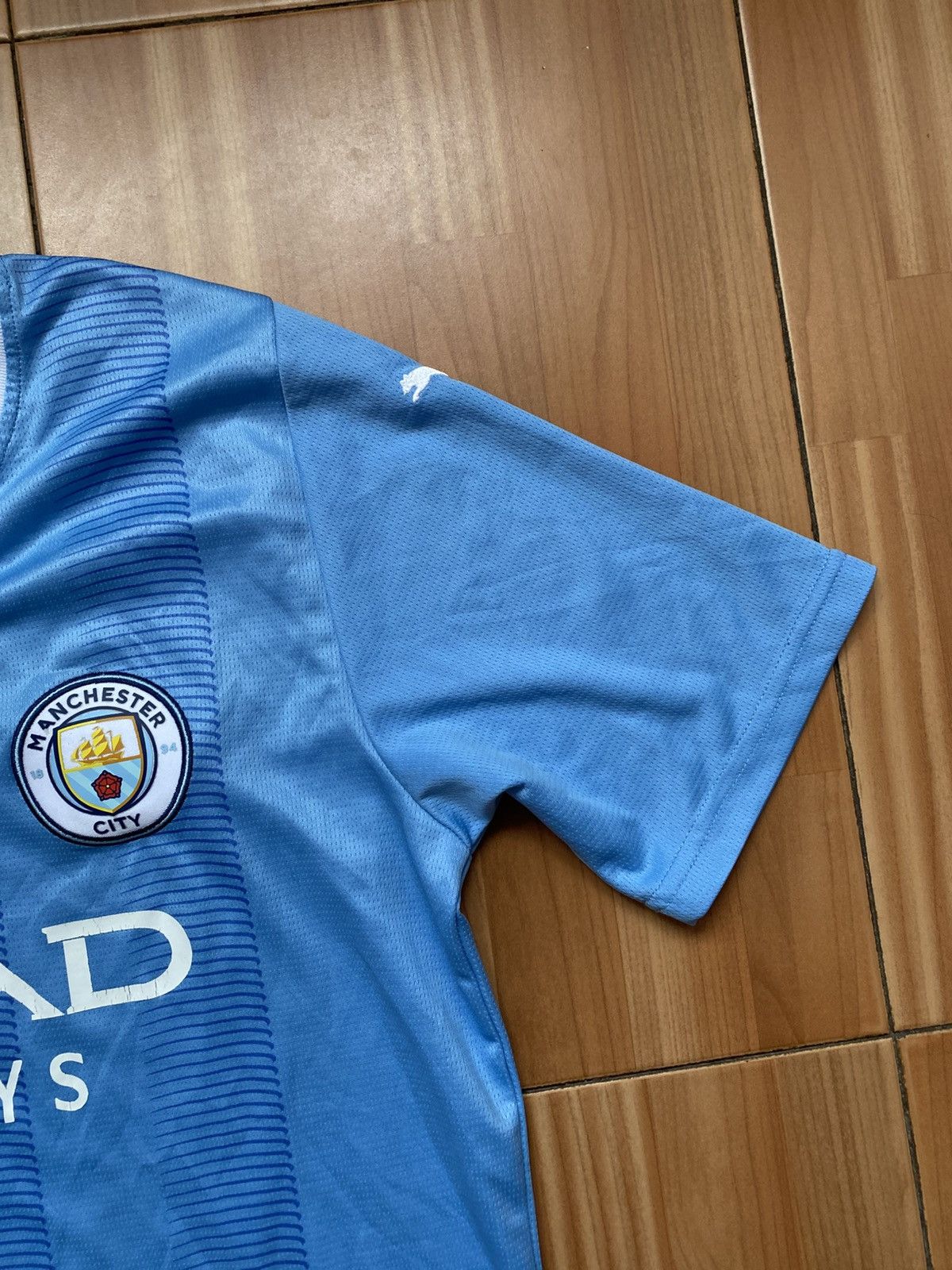 Puma Puma Manchester City FC 2023/24 Football Shirt #9 Haaland Size US L / EU 52-54 / 3 - 5 Thumbnail