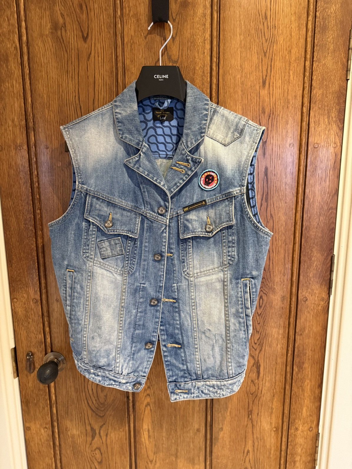 Lee × Vivienne Westwood Vivienne Westwood Anglomania seditionaries denim vest jacket Size US L / EU 52-54 / 3 - 1 Thumbnail