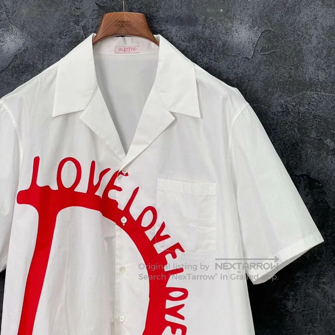 Valentino Valentino Printed Cotton Short Sleeve Shirt. Size US S / EU 44-46 / 1 - 3 Thumbnail