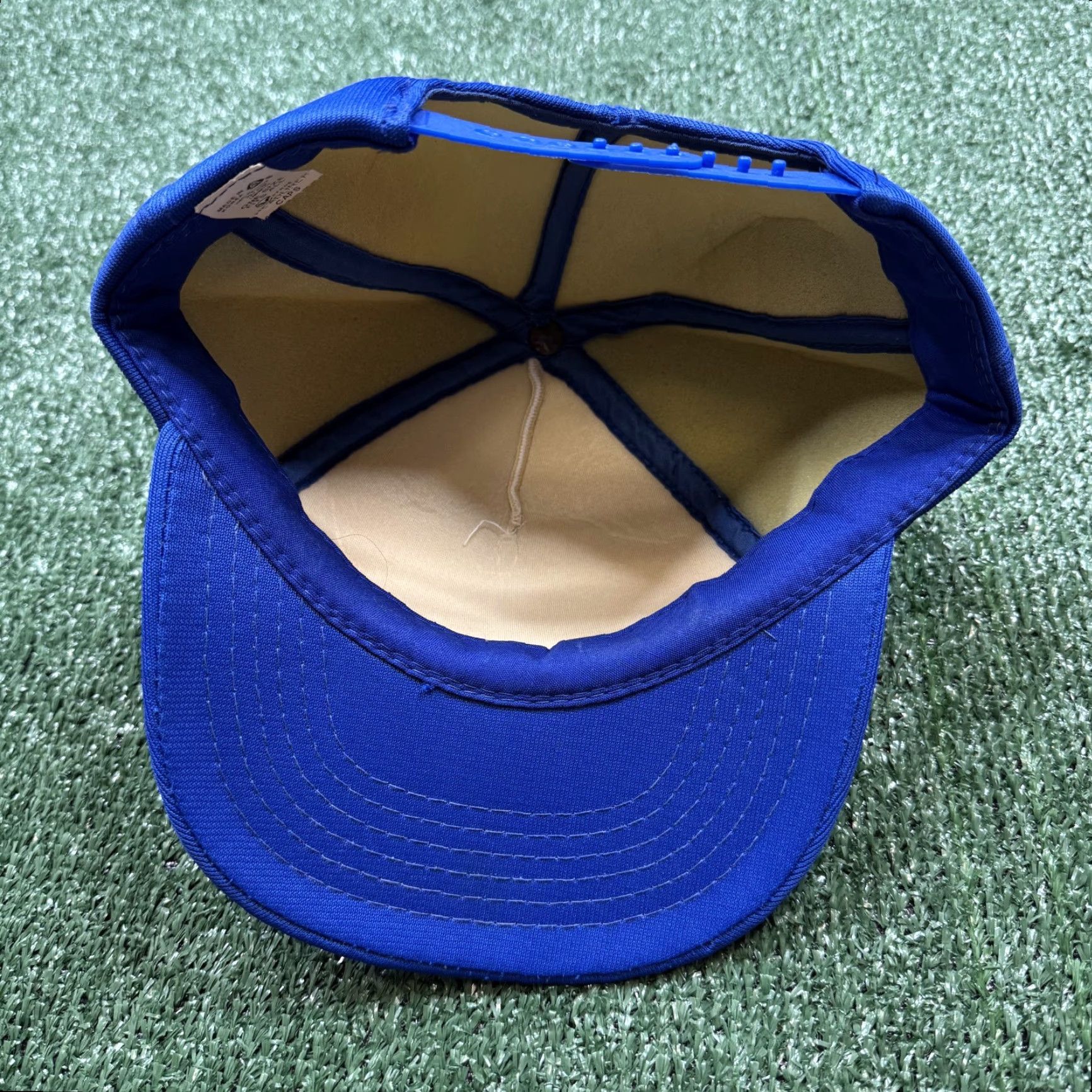 Vintage VINTAGE Vernon Headliners Snapback Hat One Size Blue Foam 80s Graphic Print Mens Size ONE SIZE - 6 Thumbnail
