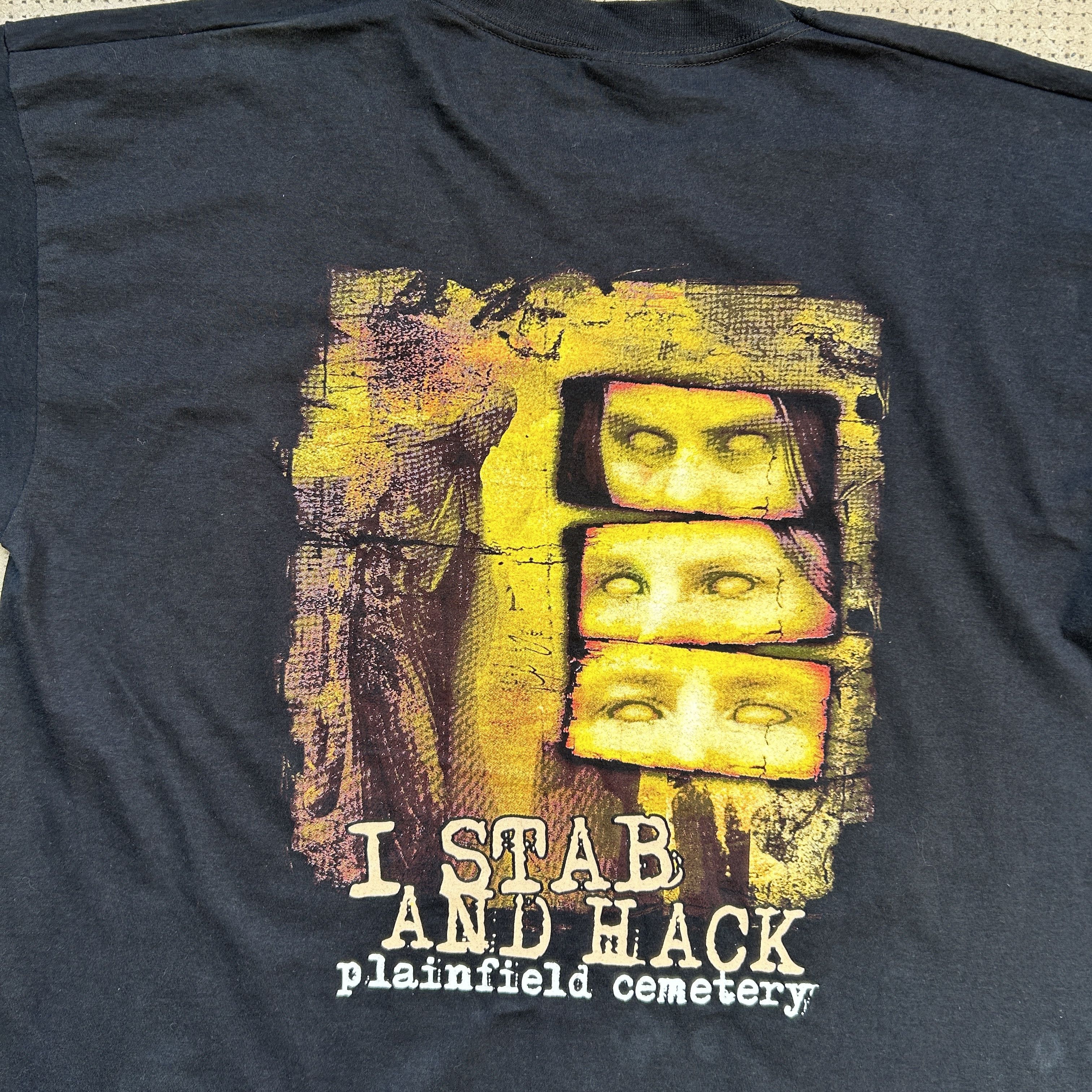 Vintage Vintage Deranged I Stab and Hack T-shirt Size US XL / EU 56 / 4 - 5 Thumbnail