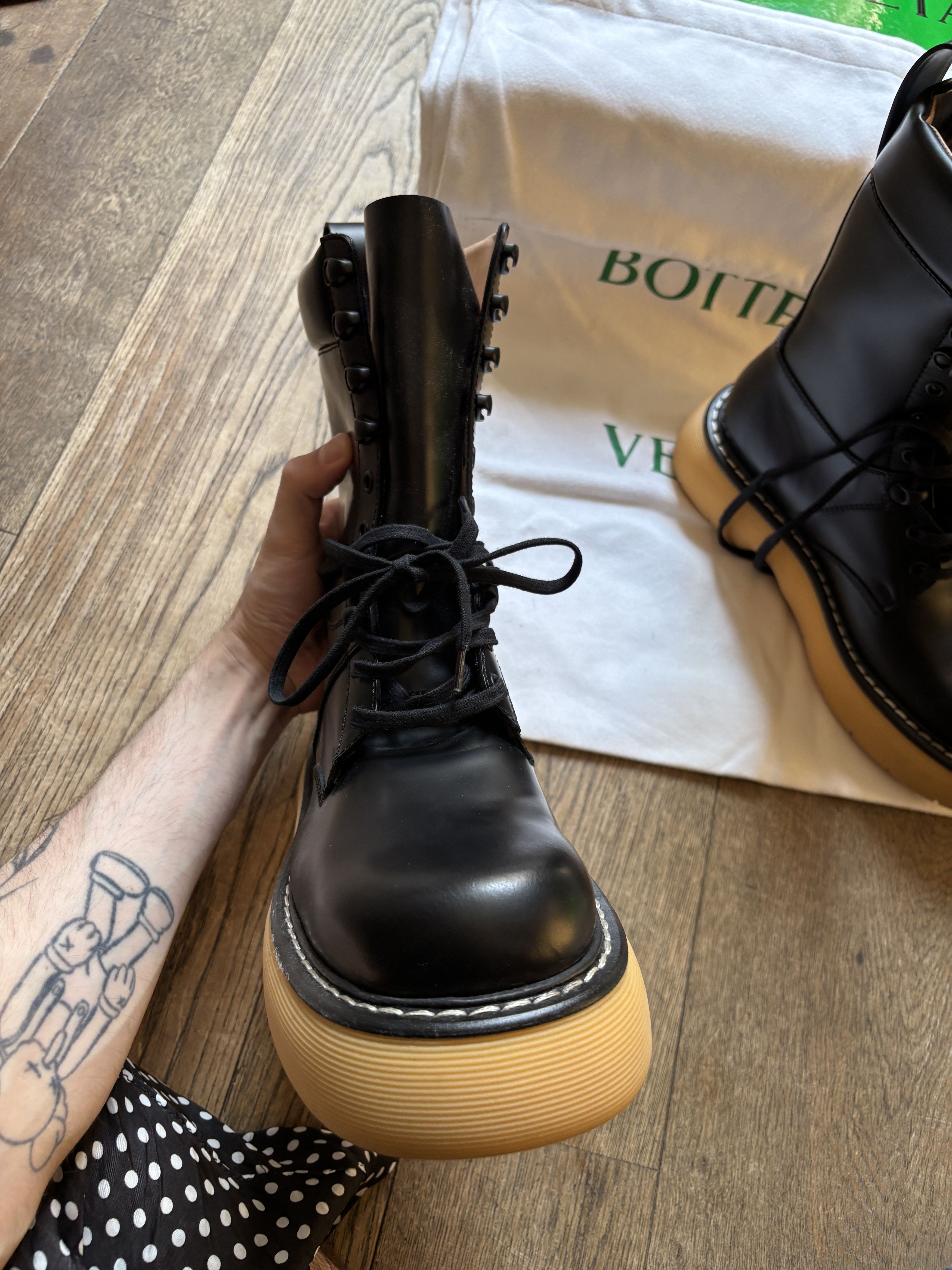 Bottega Veneta Bottega Veneta Combat Rubber Boots Size US 8 / EU 41 - 4 Thumbnail