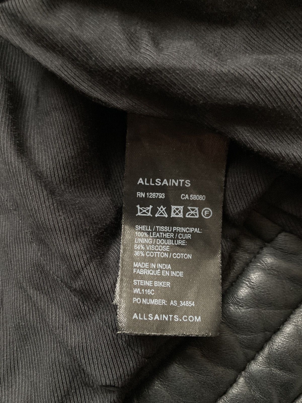 Allsaints Allsaints leather jacket Size S / US 4 / IT 40 - 11 Thumbnail