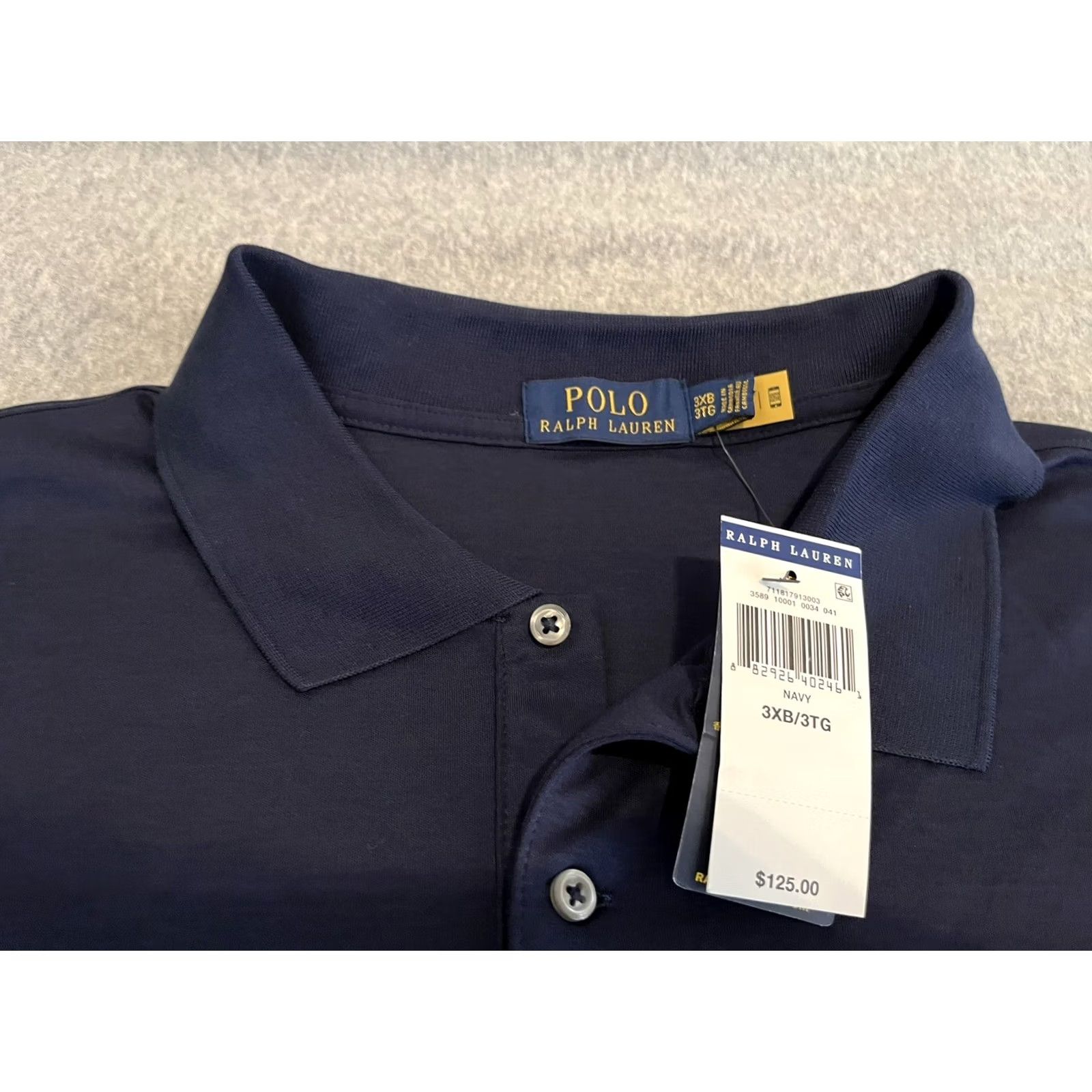 Polo Ralph Lauren Polo Ralph Lauren Long Sleeve Shirt Navy Blue Pony Mens 3XB NWT Polo Ralph Lauren Shirt 3XB Mens Navy Blue Long Sleeve Polo NWT Size US XXL / EU 58 / 5 - 2 Thumbnail