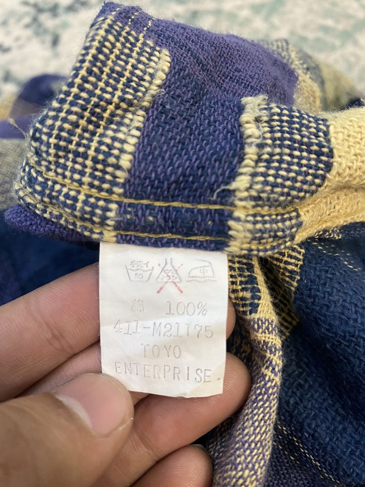 Sugar Cane Sugar Cane Sashiko Boro Patchwork Pocket Shirt Size US M / EU 48-50 / 2 - 6 Thumbnail