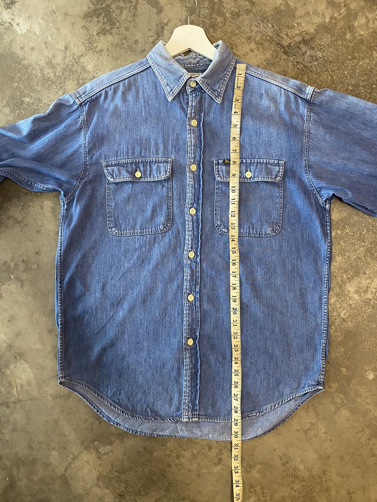 Vintage × Wrangler Wrangler Shirt Button Ups Size US M / EU 48-50 / 2 - 13 Thumbnail