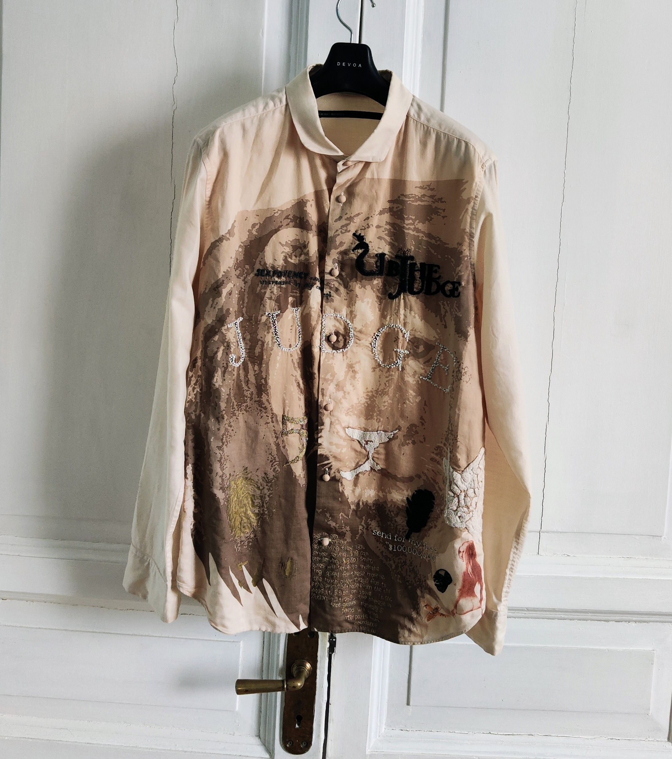 Kiminori Morishita Runway handmade shirt SS2008.Like By Walid or Share Spirit Size US L / EU 52-54 / 3 - 1 Thumbnail