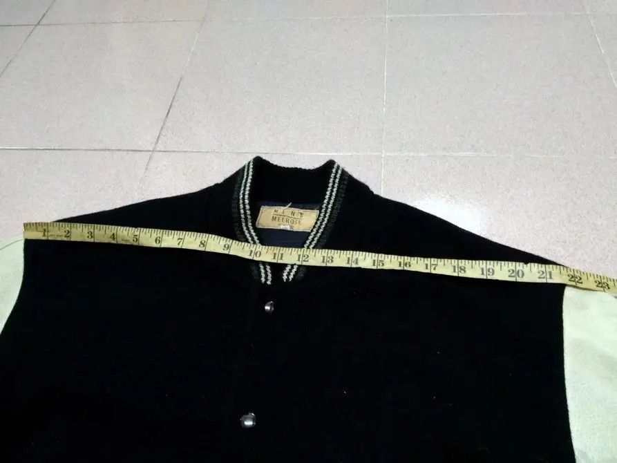 Vintage Melrose Varsity Jacket Leather Sleeve Size US M / EU 48-50 / 2 - 3 Thumbnail