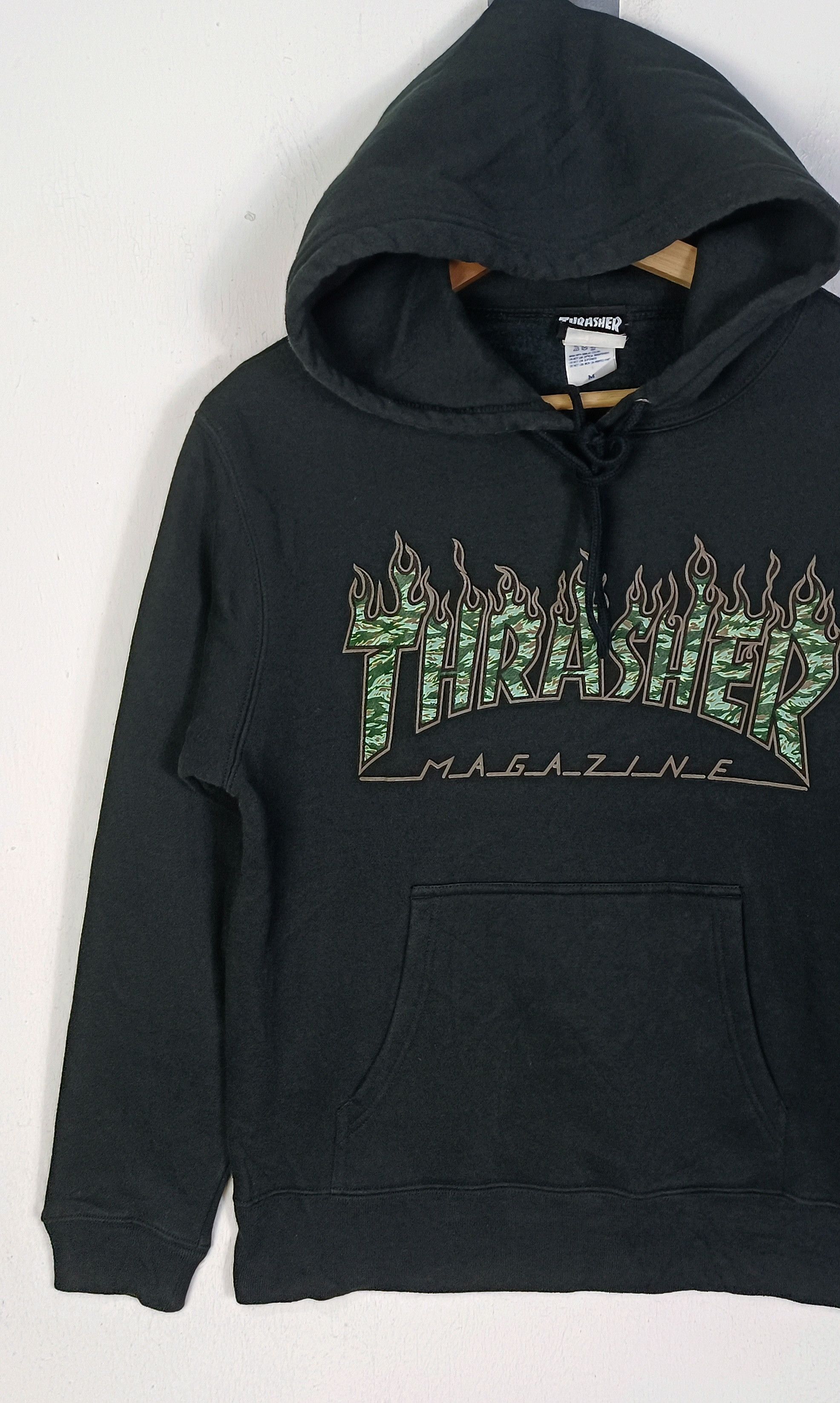 Japanese Brand × Thrasher Thrasher Magazine "FIRE🔥" Big Logo Hoodie Size US M / EU 48-50 / 2 - 3 Thumbnail