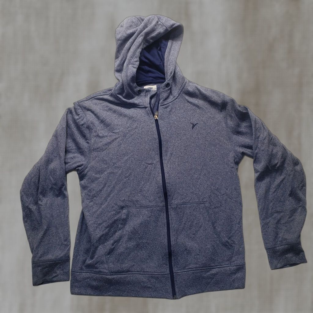 Old Navy Old Navy Hoodie Adult Women M Gray Logo Pullover Sweatshirt Long Sleeve Activewear Size M / US 6-8 / IT 42-44 - 1 Thumbnail
