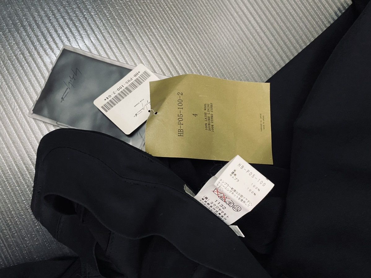 Yohji Yamamoto Yohji Yamamoto 🇯🇵 pour homme Nero wool slacks 4 NWT Size US 37 - 15 Thumbnail