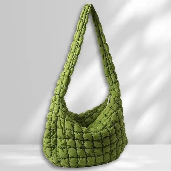 Japanese Brand × Vintage Quilted Padded Crossbody Bag for Women Size ONE SIZE - 4 Thumbnail