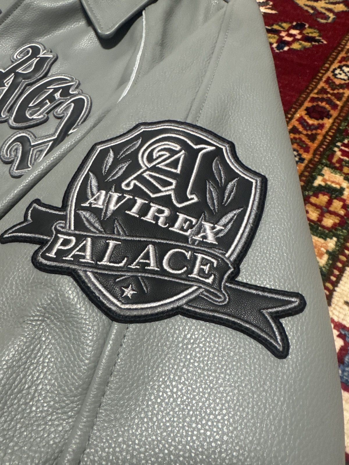 Palace PALACE AVIREX LEATHER JACKET Size US M / EU 48-50 / 2 - 5 Thumbnail
