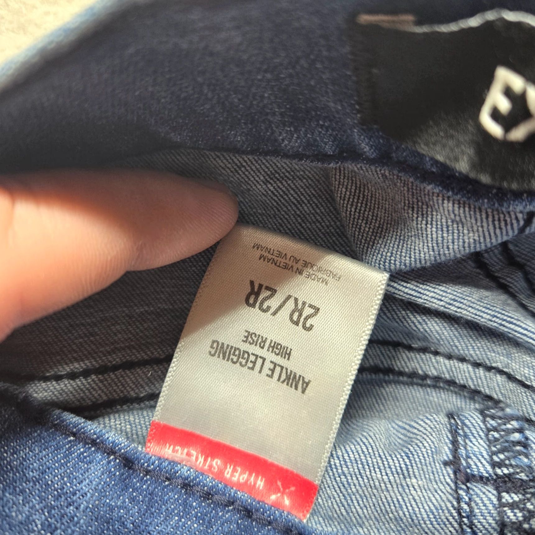Express VINTAGE Express Jeans Denim Pants Five Button Adult Women Size 2 Blue Embroidered Skinny 90s Womens Size 26" / US 2 / IT 38 - 5 Thumbnail