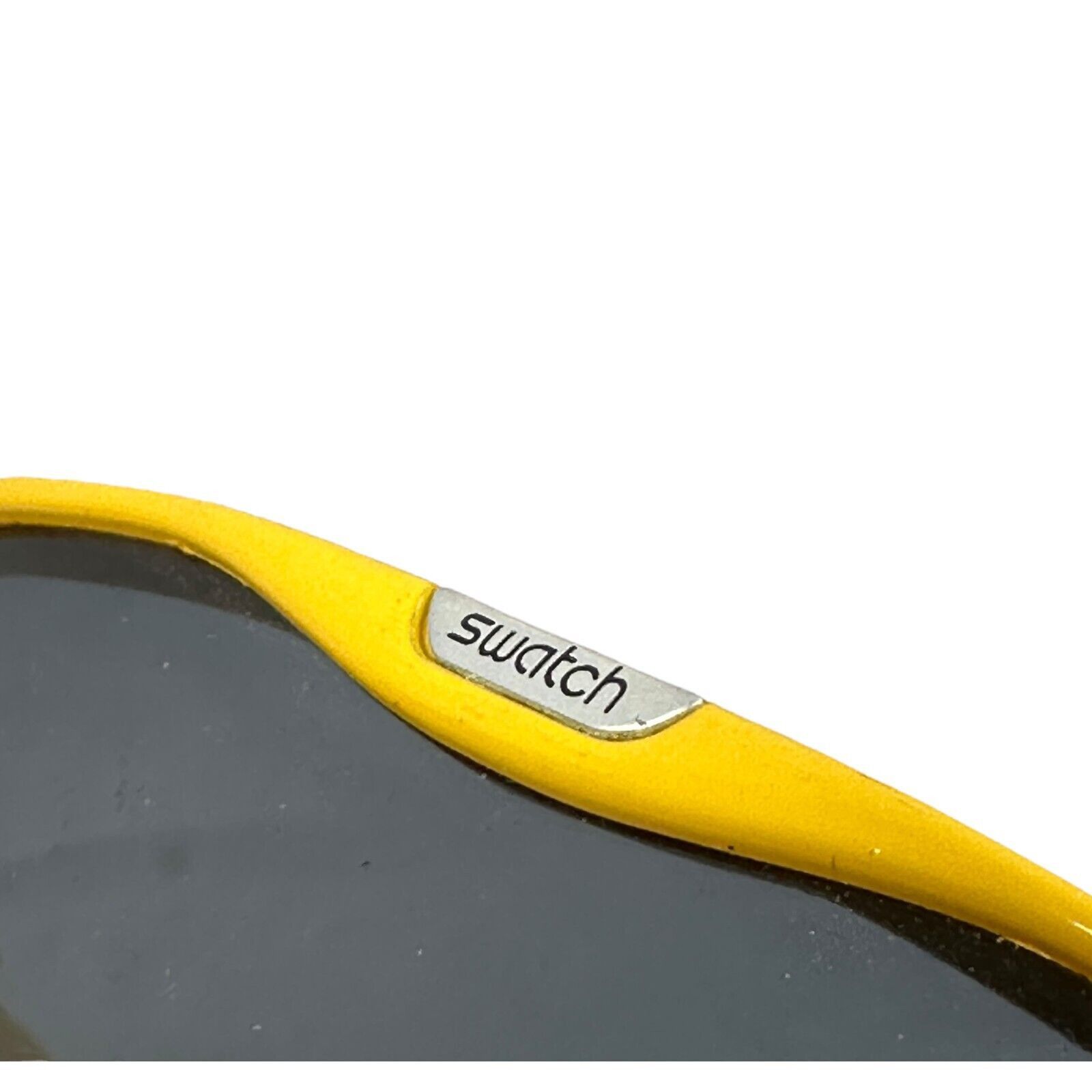 The Unbranded Brand Vintage Alpina Swatch Shield Sunglasses Yellow 80s Macho Man Size ONE SIZE - 7 Thumbnail
