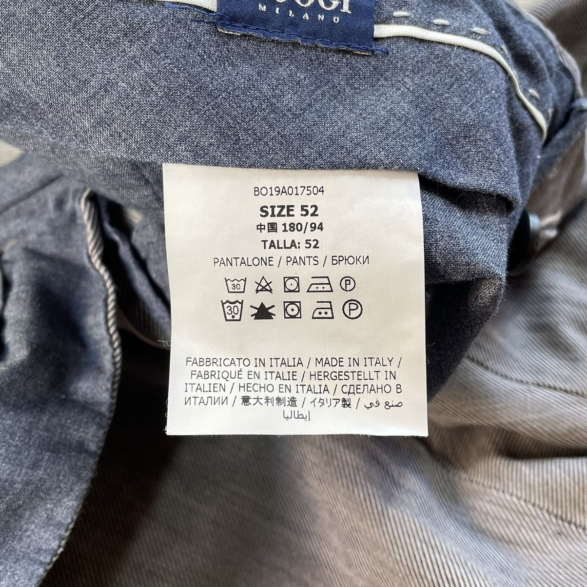 Boggi Boggi Milano Men's Oldmoney Classic Trousers Chino Pants Size 52R - 11 Thumbnail