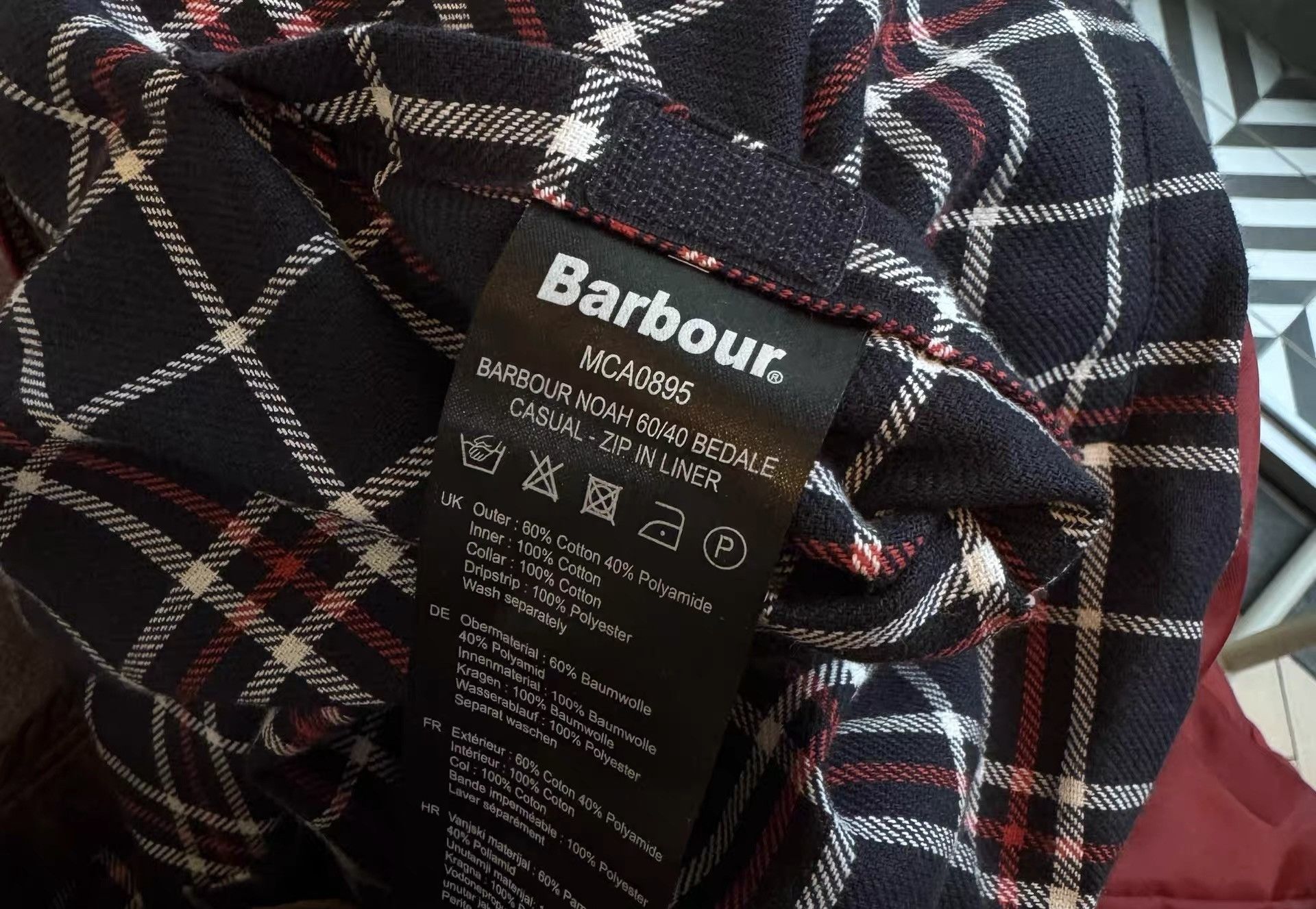 Barbour × Noah Barbour X Noah 60/40 Bedale Jacket Red Size US L / EU 52-54 / 3 - 6 Thumbnail
