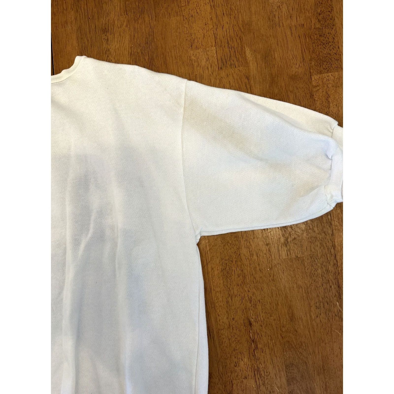 Vintage VINTAGE 90s Christmas Sweatshirt Teddy Bear Crewneck XL White Men Size US XL / EU 56 / 4 - 5 Thumbnail