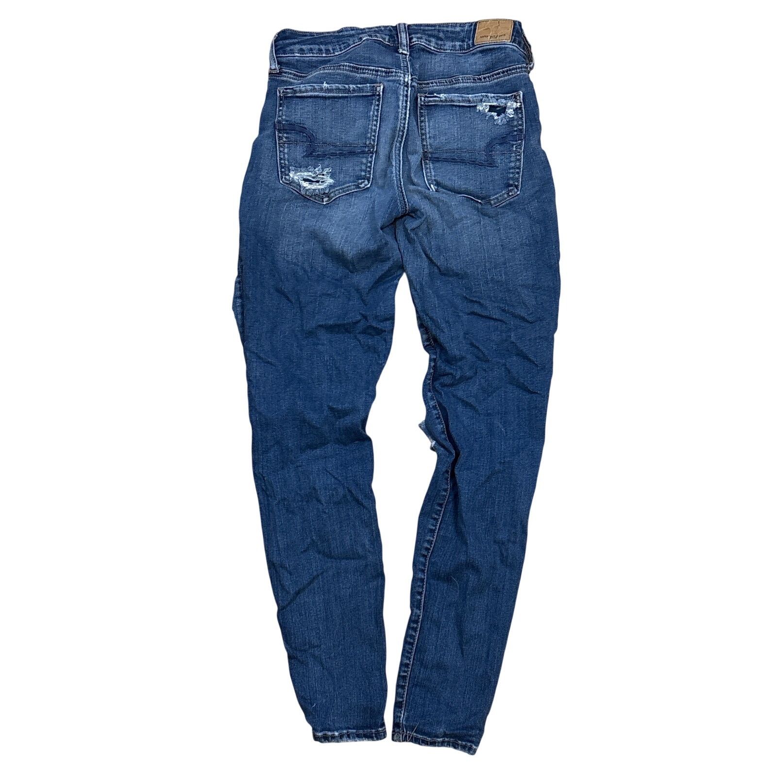 American Eagle Outfitters American Eagle Super Stretch jegging jean denim size 6 Size 28" / US 6 / IT 42 - 3 Thumbnail