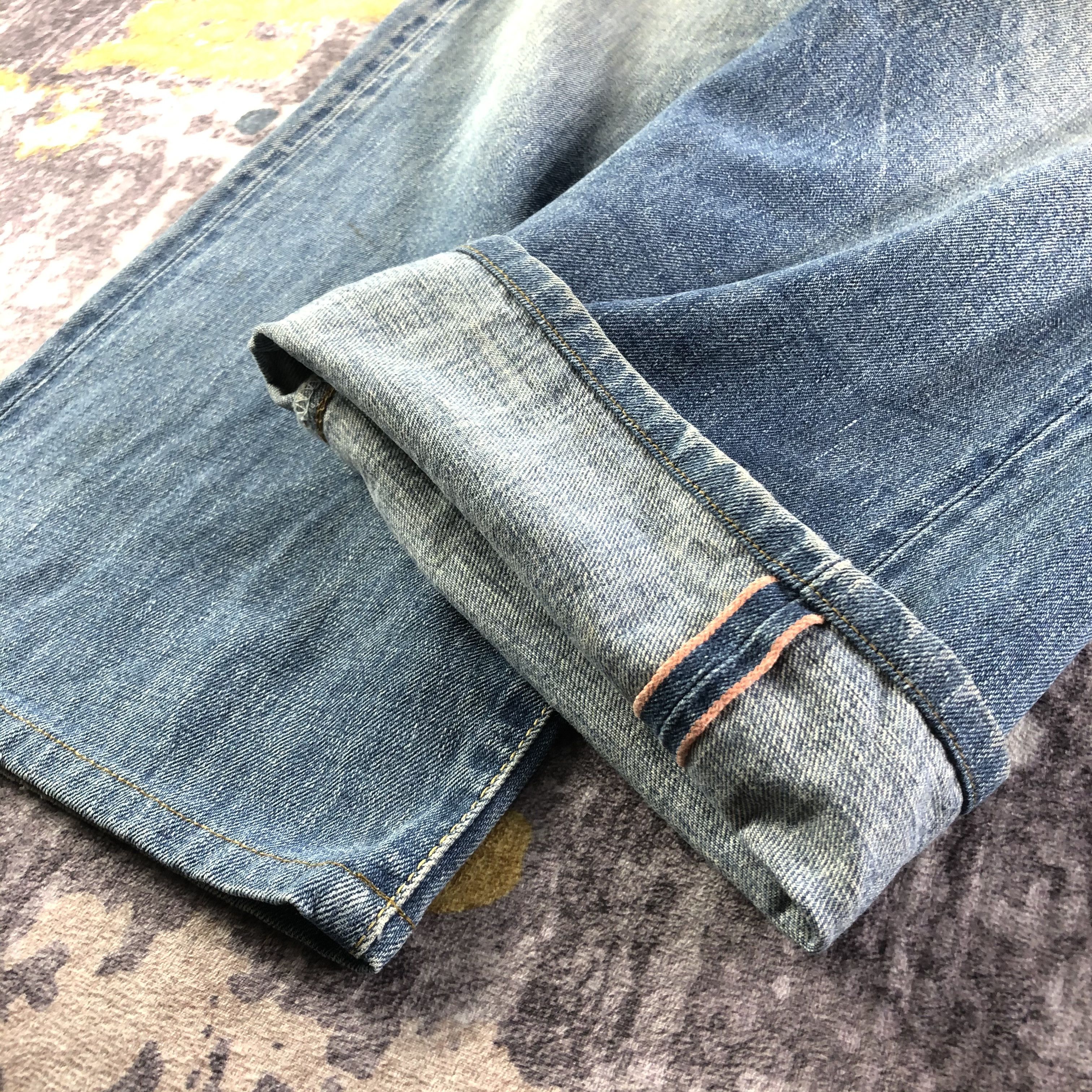 Edwin Vintage Blue Wash Edwin 505 Selvedge Jeans-JM3647 Size US 44 / EU 60 - 7 Thumbnail