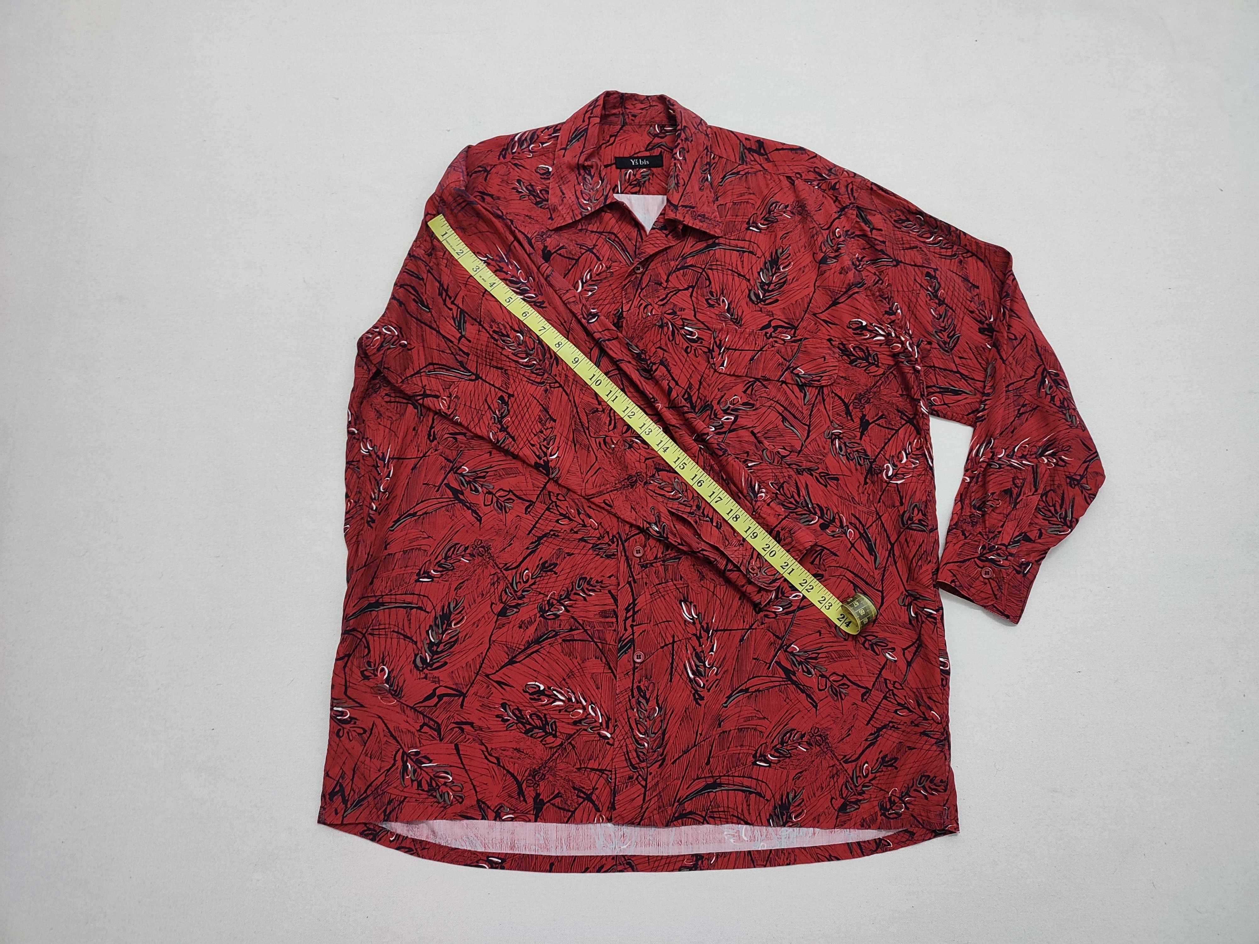 Y's × Yohji Yamamoto Y's Bis by Yohji Yamamoto Rayon Abstract Shirt Size US L / EU 52-54 / 3 - 5 Thumbnail
