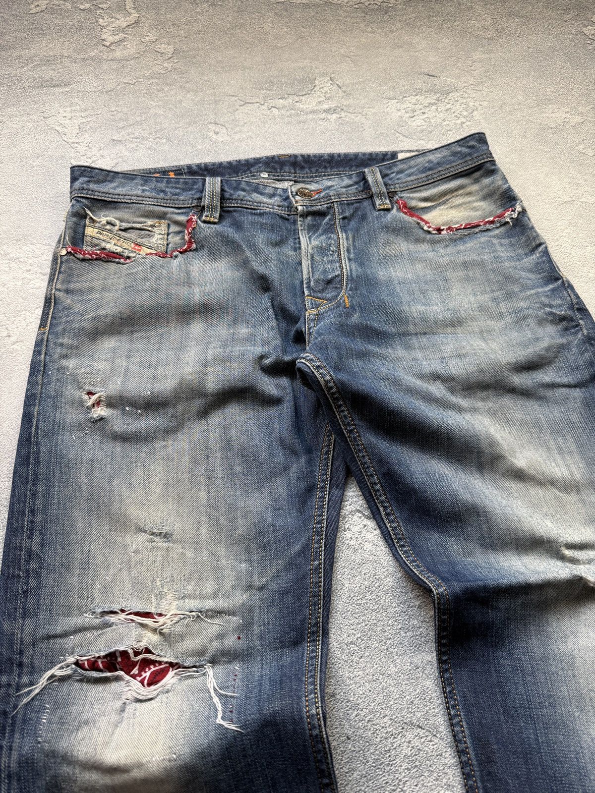 Diesel Opium IfSixWasNine Style Bandana Diesel Denim Jeans Size US 36 / EU 52 - 3 Thumbnail