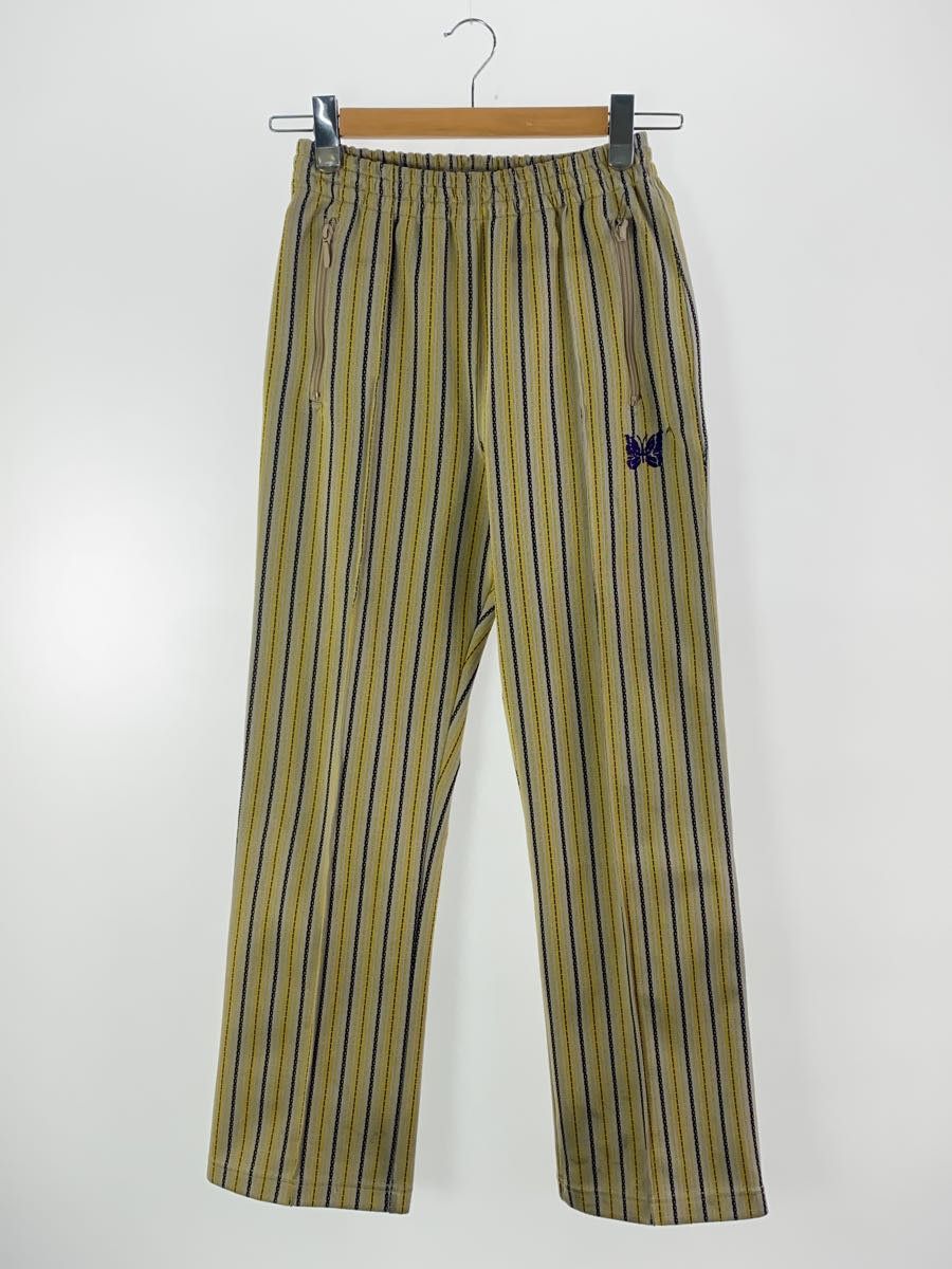 Jogger Track pants Stripe Elastic string waist Yellow