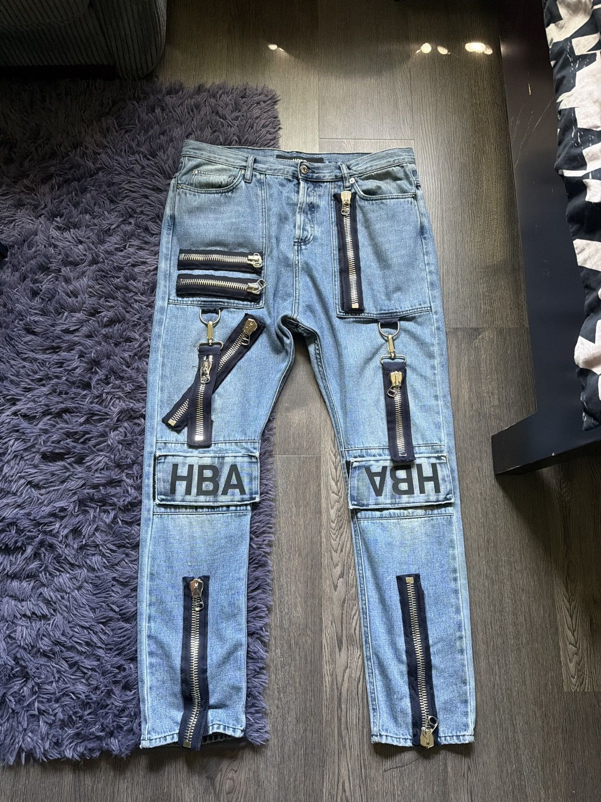 HOOD BY AIR（HBA）Raw Denim Pant ストレートデニム Buy Hood By Air Raw Denim Pant #2 'Black' - HBA 154A 02 | GOAT