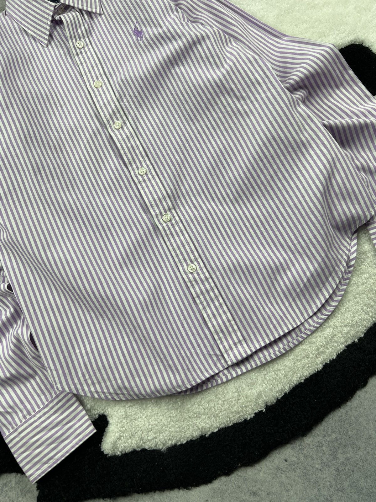 Ralph Lauren Vintage Polo Ralph Lauren Purple Distressed Women’s Shirt Size S / US 4 / IT 40 - 5 Thumbnail