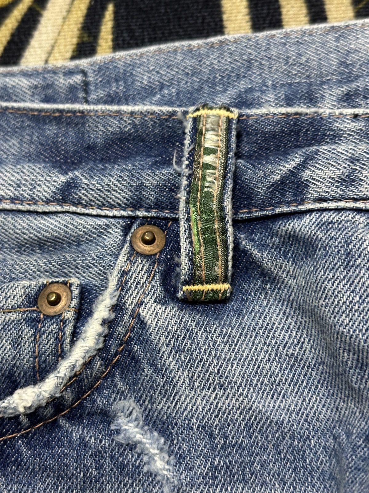 Hysteric Glamour Vintage RNA.Inc Faded Wide Leg Baggy Grunge Denim Size US 30 / EU 46 - 7 Thumbnail