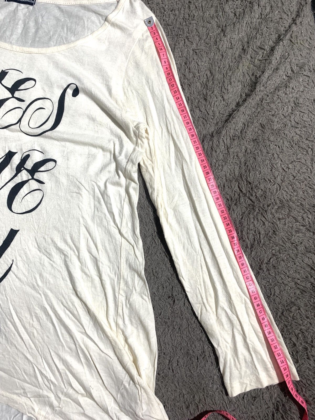 Beauty Beast × Hysteric Glamour × Japanese Brand JAPANESE~ PROFIL DE MEDAILLE POEM LONG SLEEVE T-SHIRT Size M / US 6-8 / IT 42-44 - 10 Thumbnail