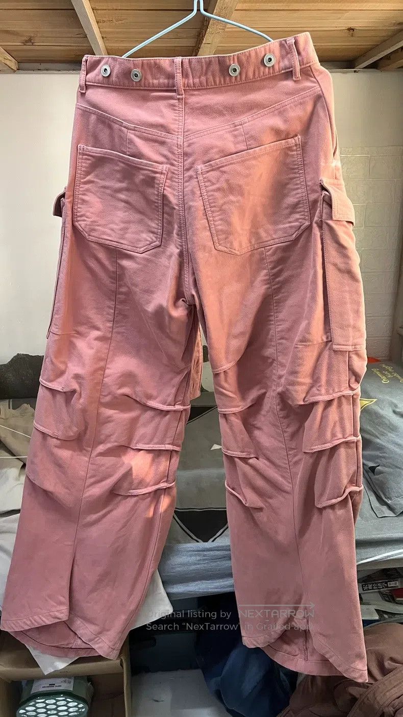 Y/Project Y/PROJECT Size S Pink pleated tooling pocket casual pants Size US 28 / EU 44 - 4 Thumbnail