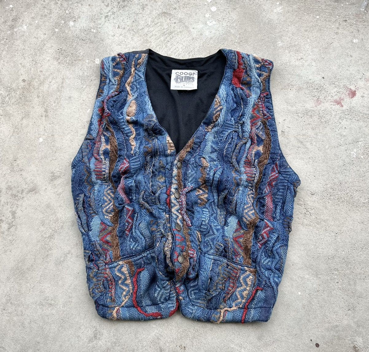 Coogi 💥RARE💥 CRAZY COOGI BLUES VEST Size US M / EU 48-50 / 2 - 1 Thumbnail