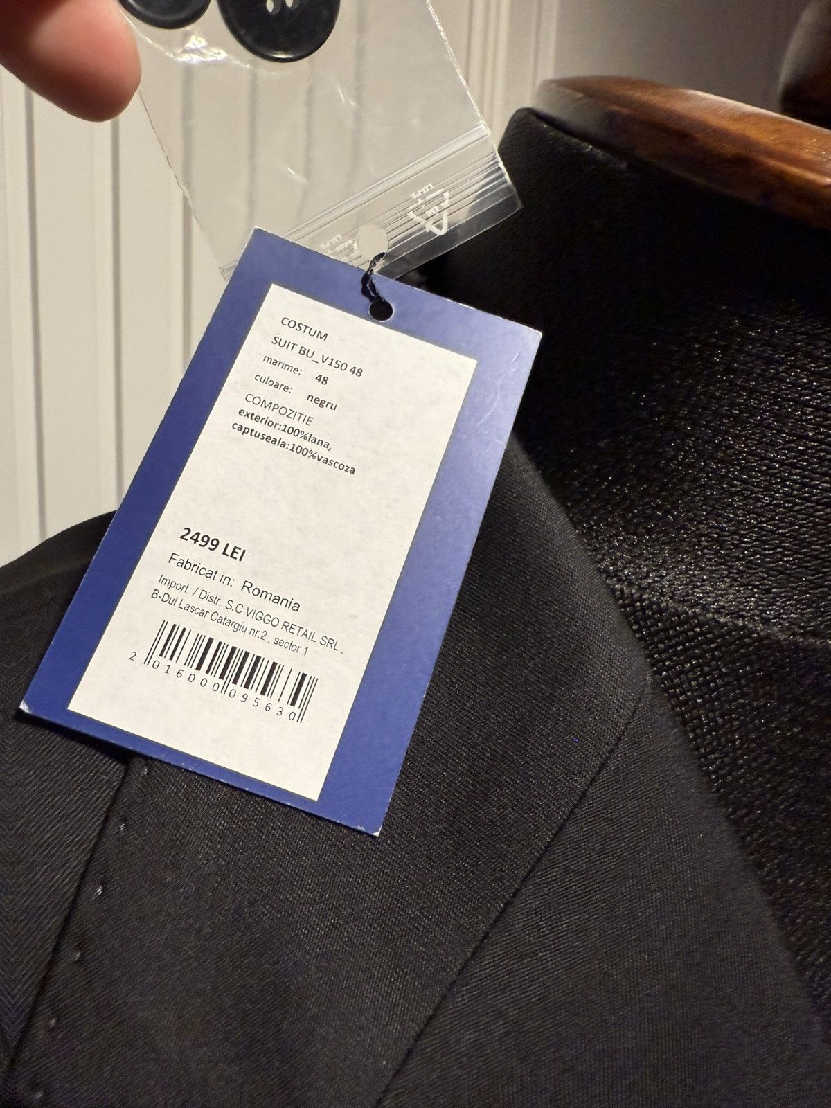 Vitale Barberis Canonico VBC suit by Viggo romania Size 48S - 9 Thumbnail
