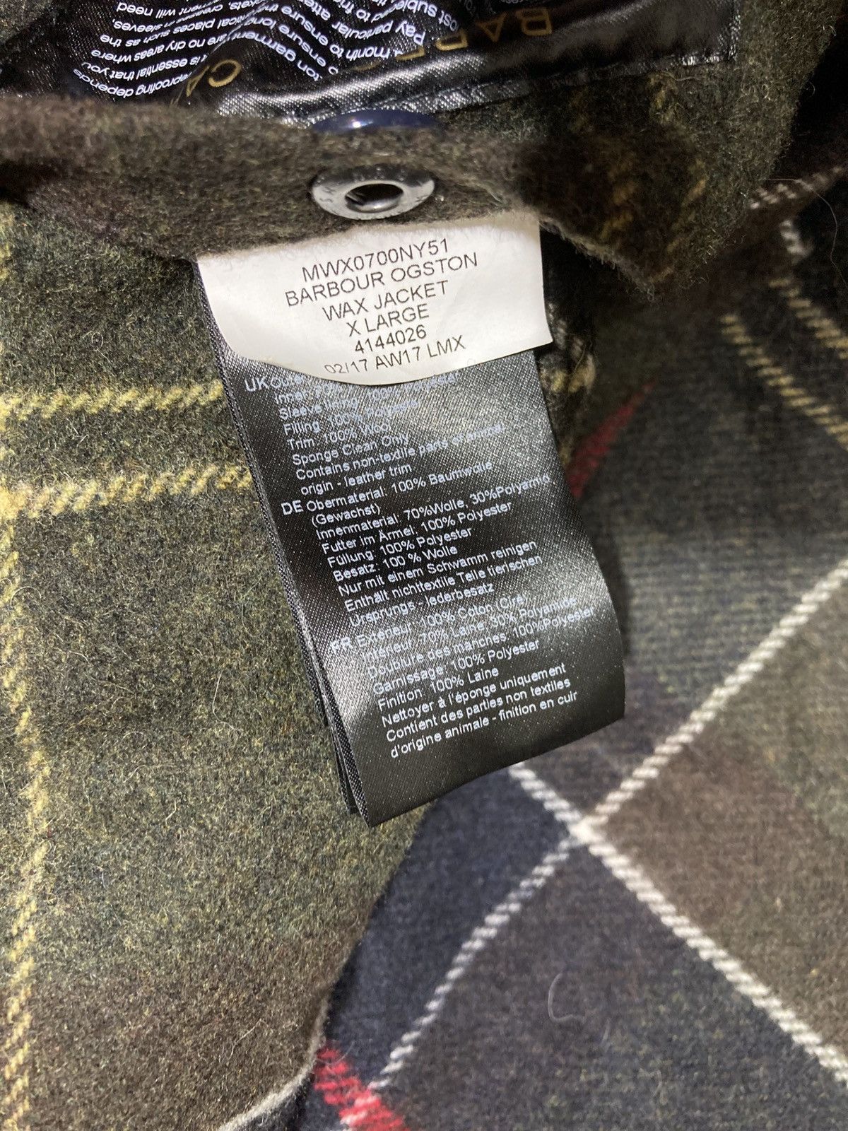 Barbour Barbour Ogston Wax Jacket Size US XL / EU 56 / 4 - 16 Thumbnail