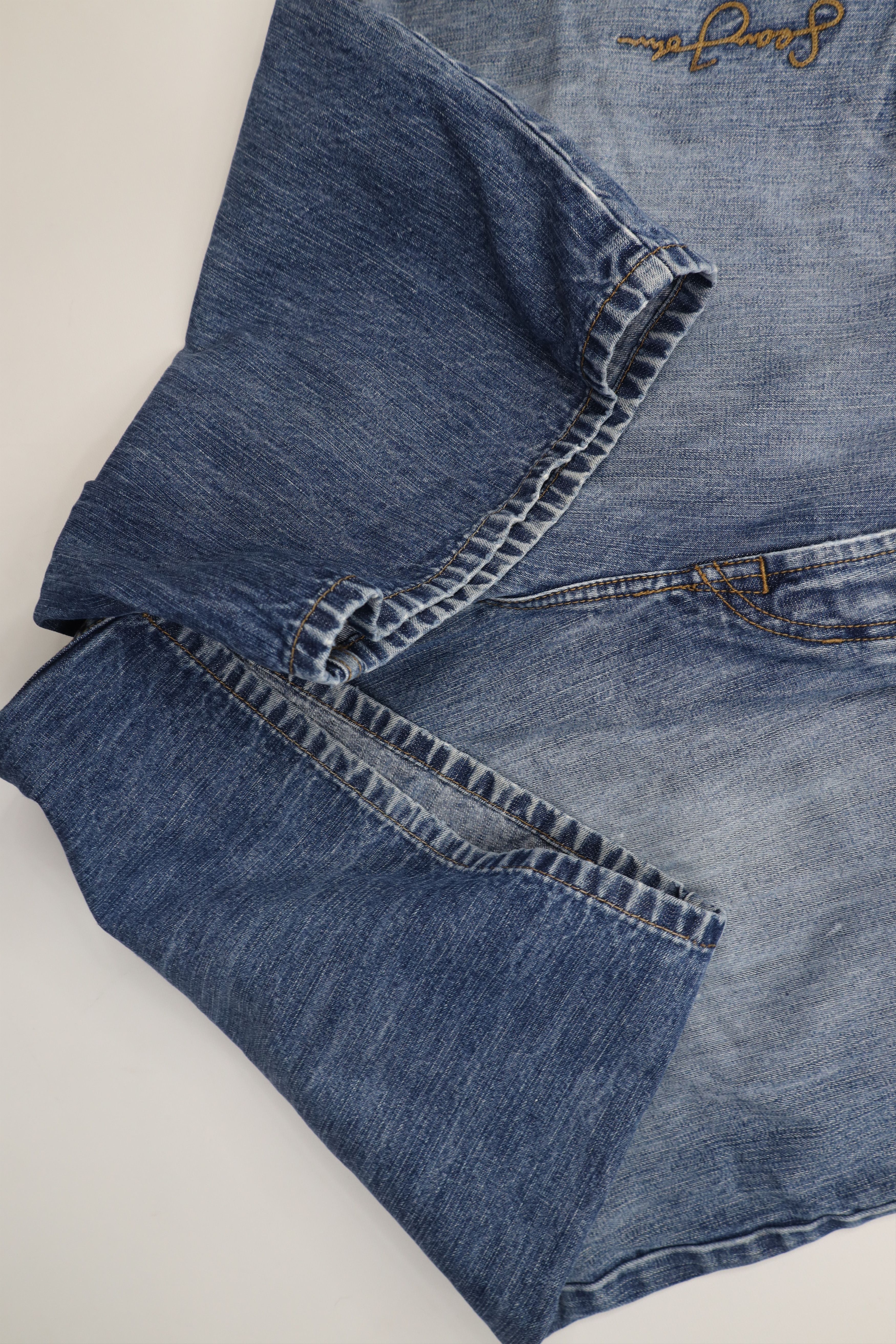 Sean John Vintage 90s Y2K Sean John Baggy Denim Jean Shorts Jorts Blue Size US 34 / EU 50 - 8 Thumbnail