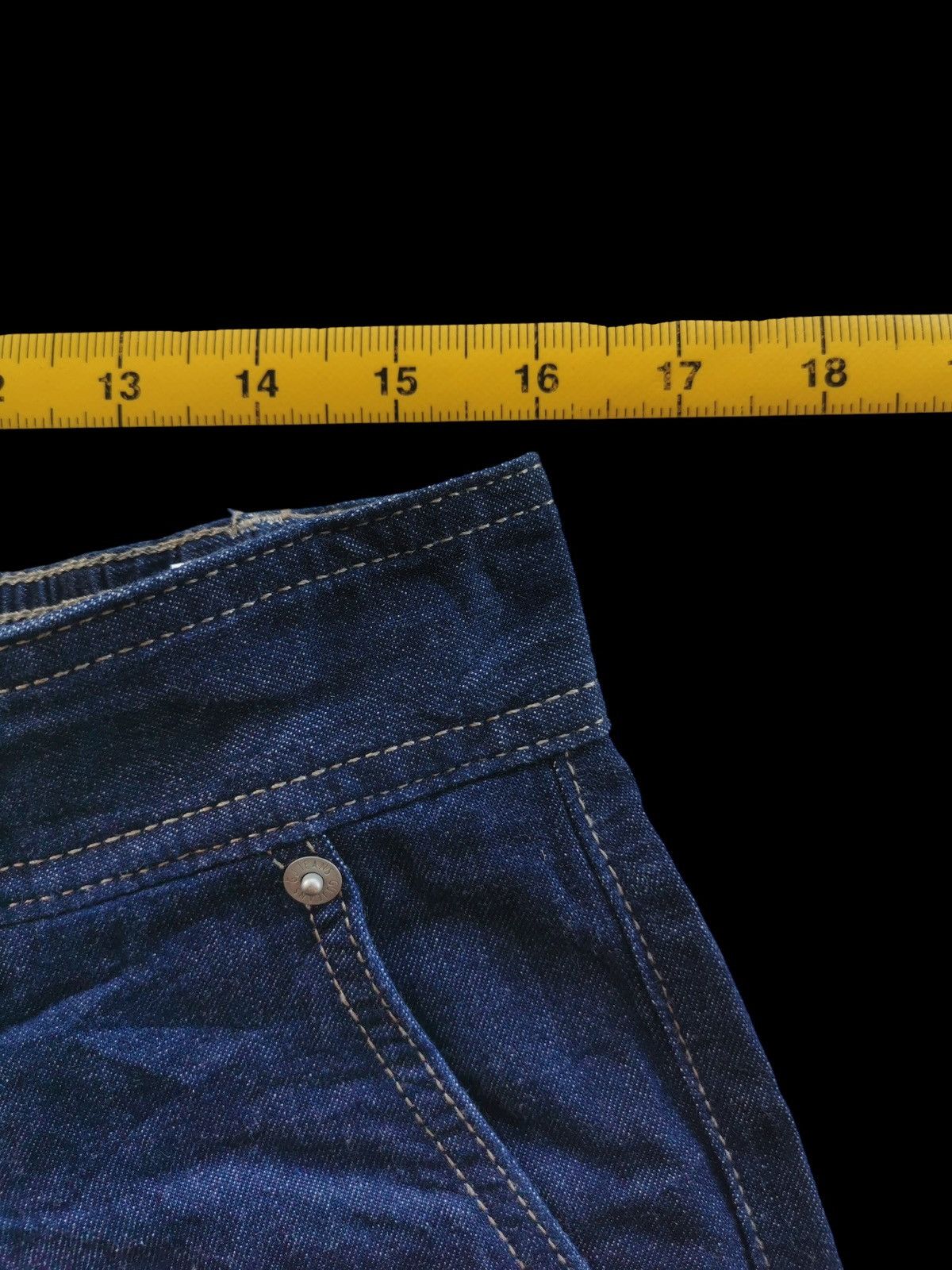 GU GU Baggy High Waist Jeans Size 32" / US 10 / IT 46 - 9 Thumbnail