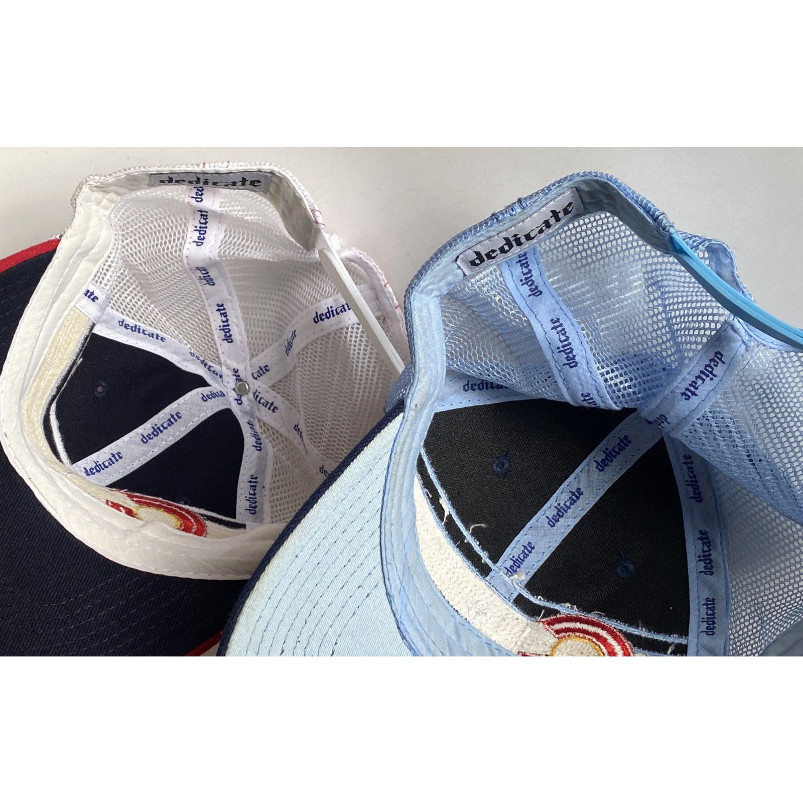 Colorado Trading Co. (2) COLORADO Flag TRUCKER hat DEDICATE white blue Caps SET Size ONE SIZE - 4 Thumbnail