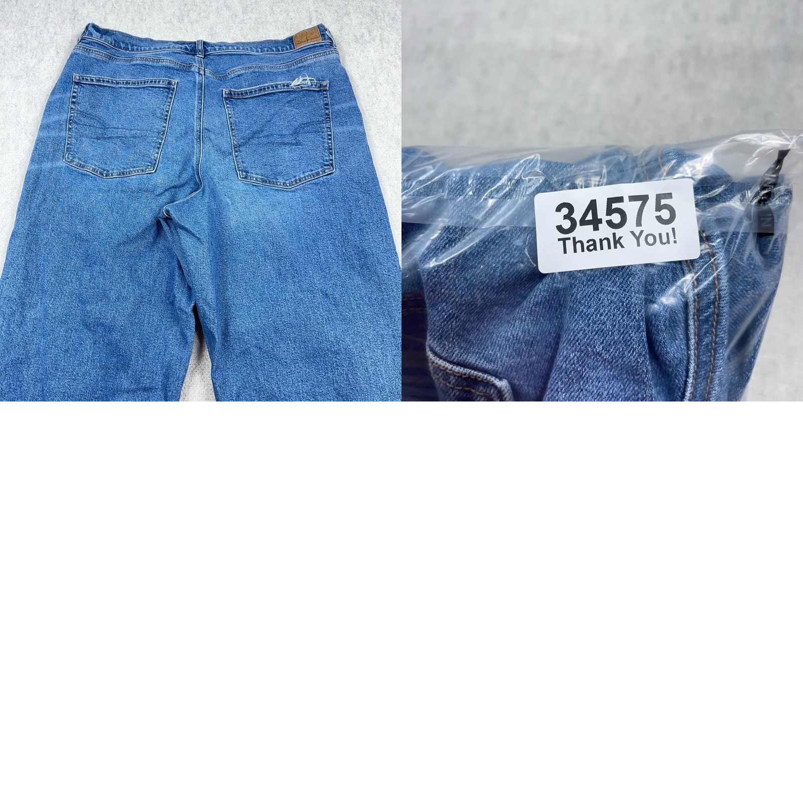 American Eagle Outfitters American Eagle Outfitters Jeans Women 18 High Rise Mom 38x29 Denim Blue 90s Grunge Retro 5-Pocket Womens Size 40" / US 18 - 9 Thumbnail