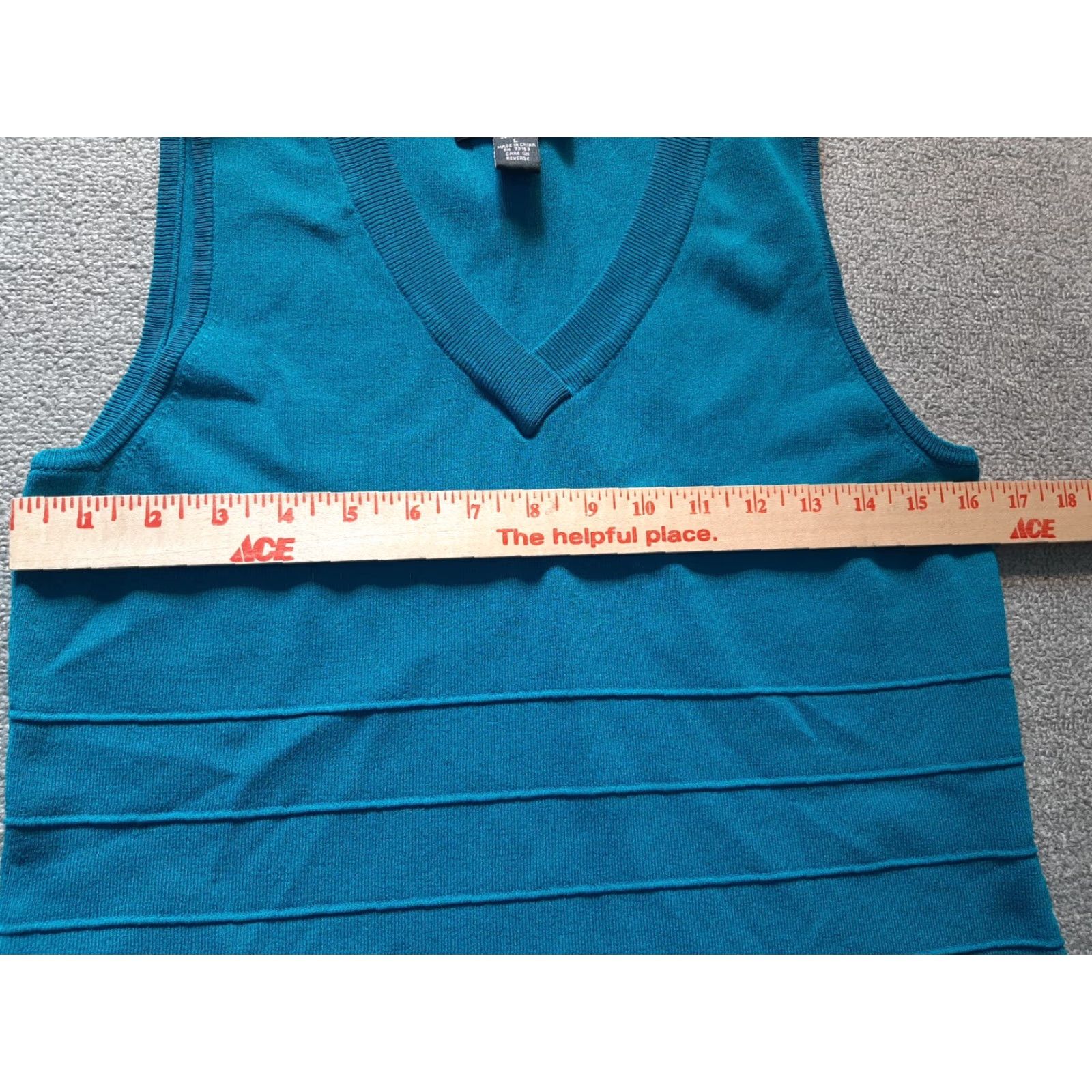 Vintage Cable and Gauge Sleeveless Womens Large L Sleeveless Top Blue Size L / US 10 / IT 46 - 4 Thumbnail
