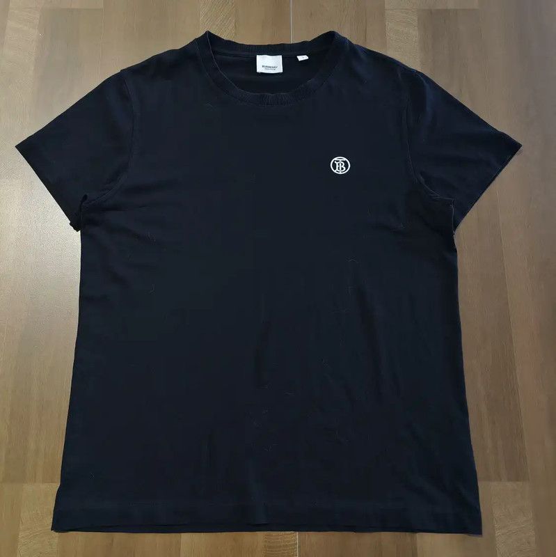 Burberry Burberry Black Cotton T-Shirt for Men Size US L / EU 52-54 / 3 - 1 Thumbnail