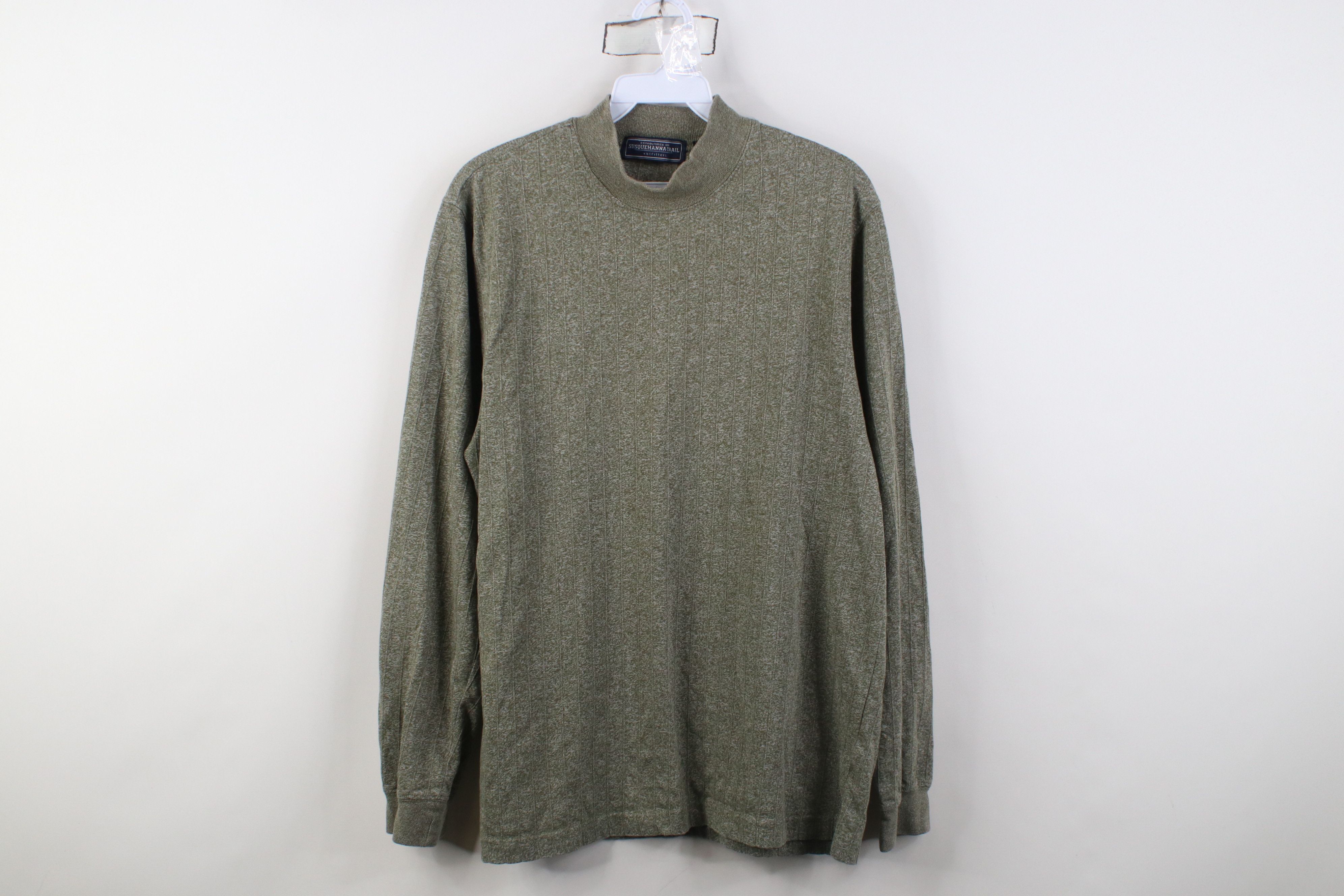 Other Vintage 90s Streetwear Knit Mock Neck Long Sleeve T-Shirt Size US M / EU 48-50 / 2 - 1 Thumbnail
